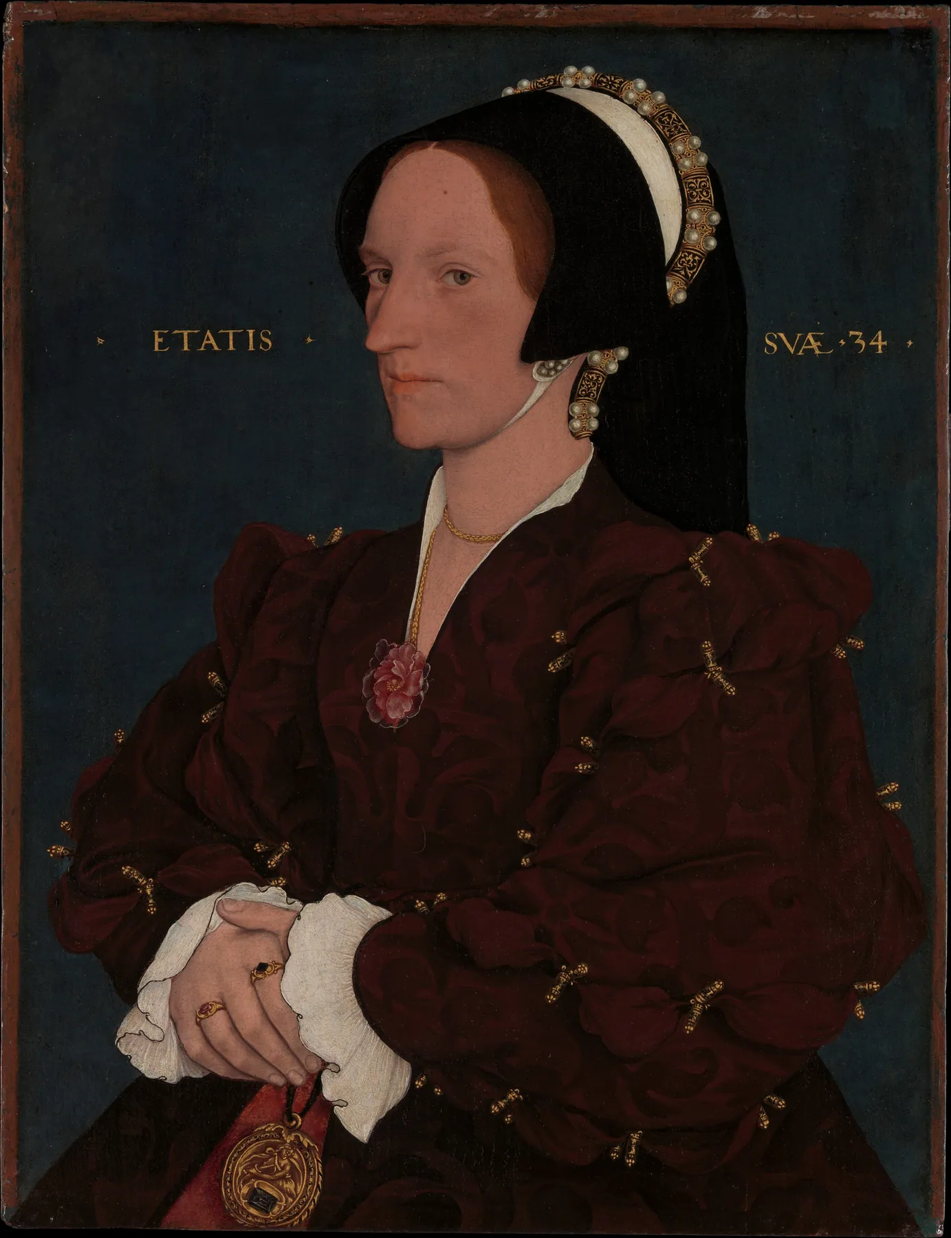 Lady Lee (Margaret Wyatt, nacida hacia 1509), de Hans Holbein el Joven