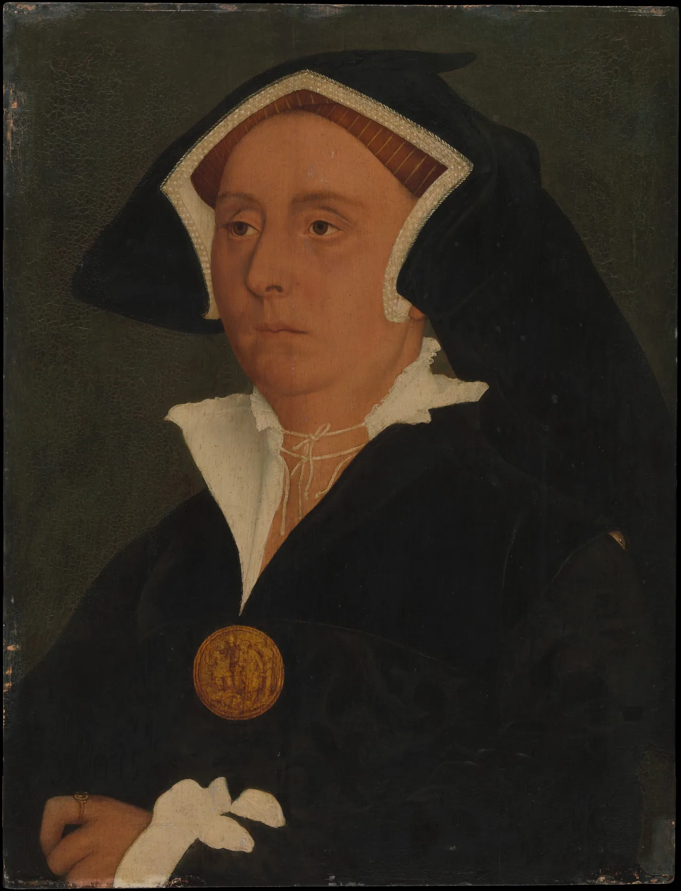 Lady Rich (Elizabeth Jenks, muerta en 1558), de Hans Holbein el Joven