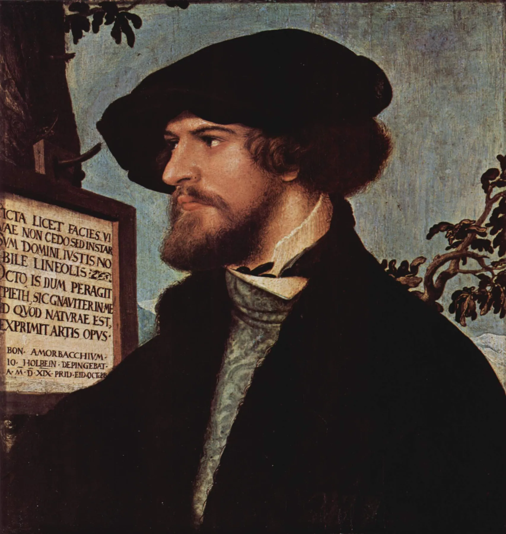 Retrato de Bonifacio Amerbach, de Hans Holbein el Joven