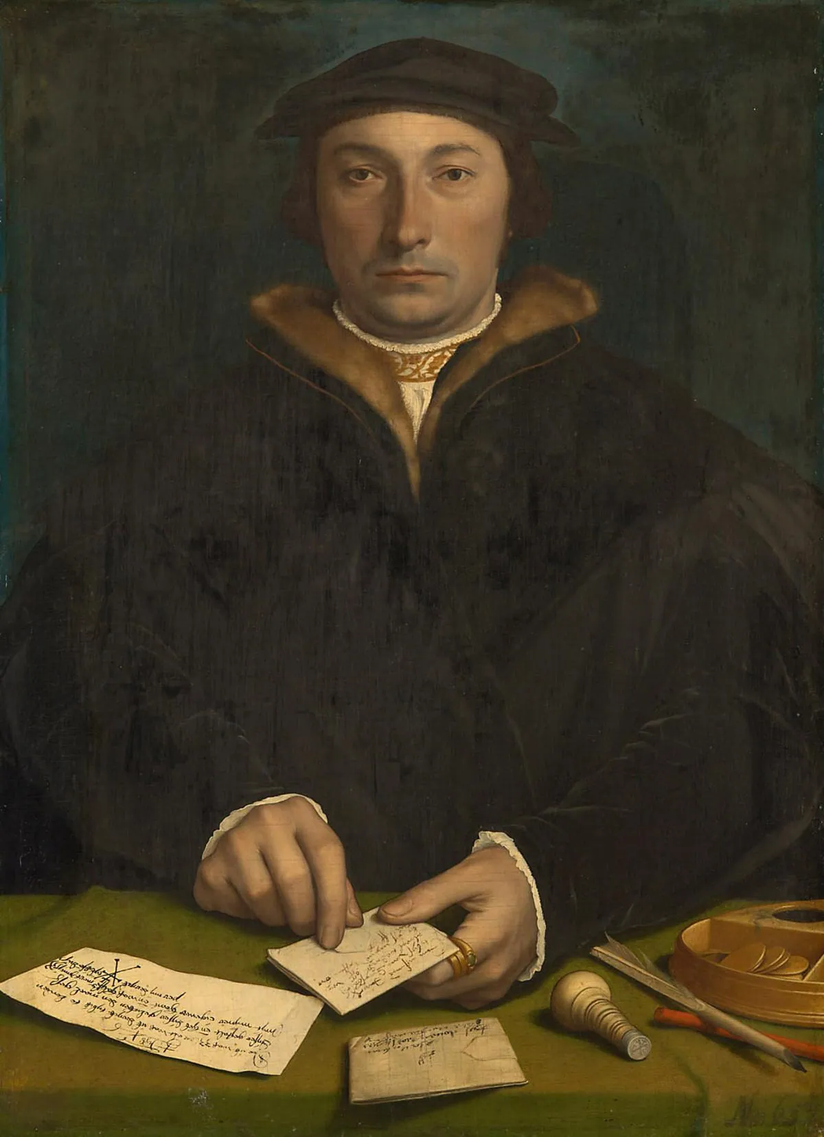 Retrato de Dirk Tybis, de Hans Holbein el Joven