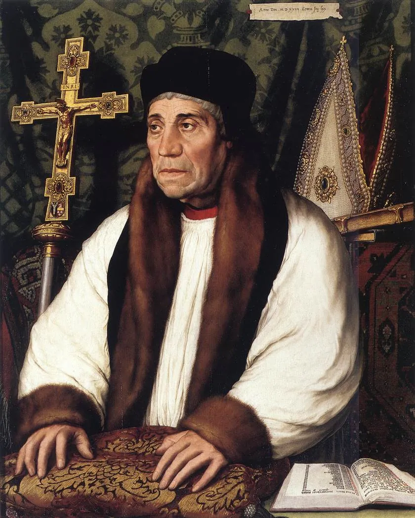 William Warham, de Hans Holbein el Joven
