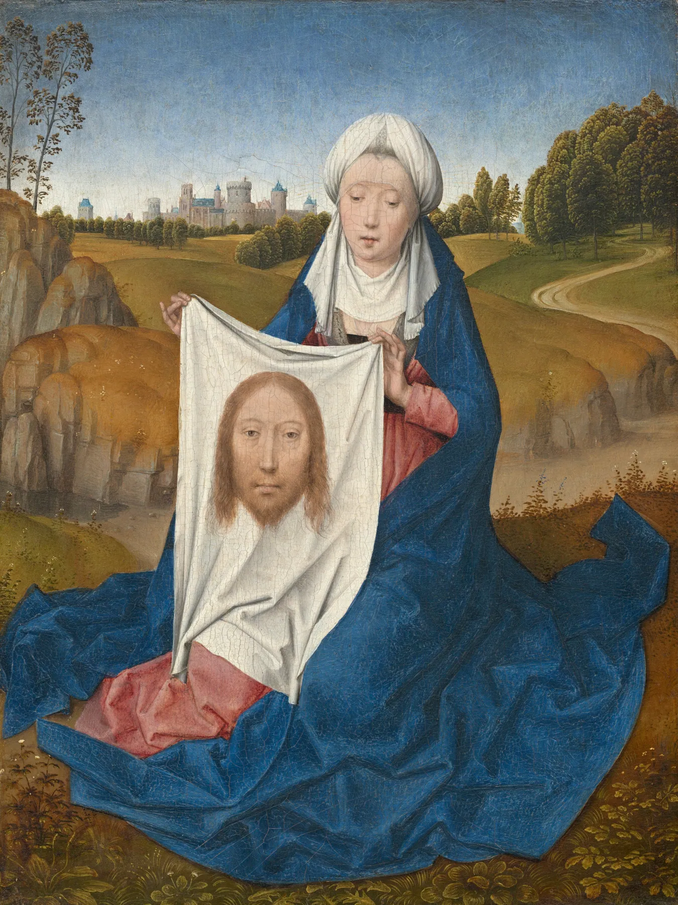 Santa Verónica [anverso], de Hans Memling