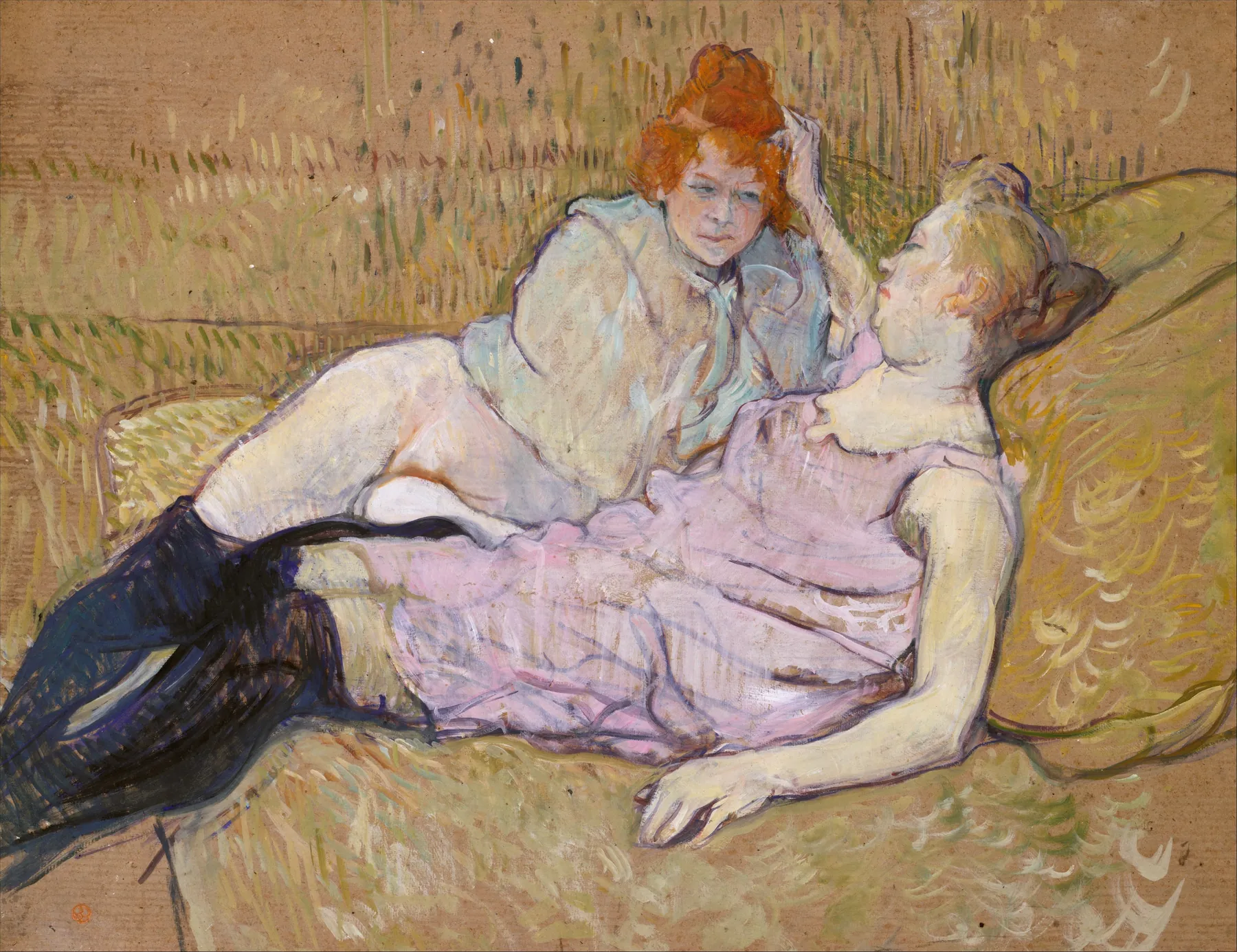 El sofá, de Henri de Toulouse-Lautrec