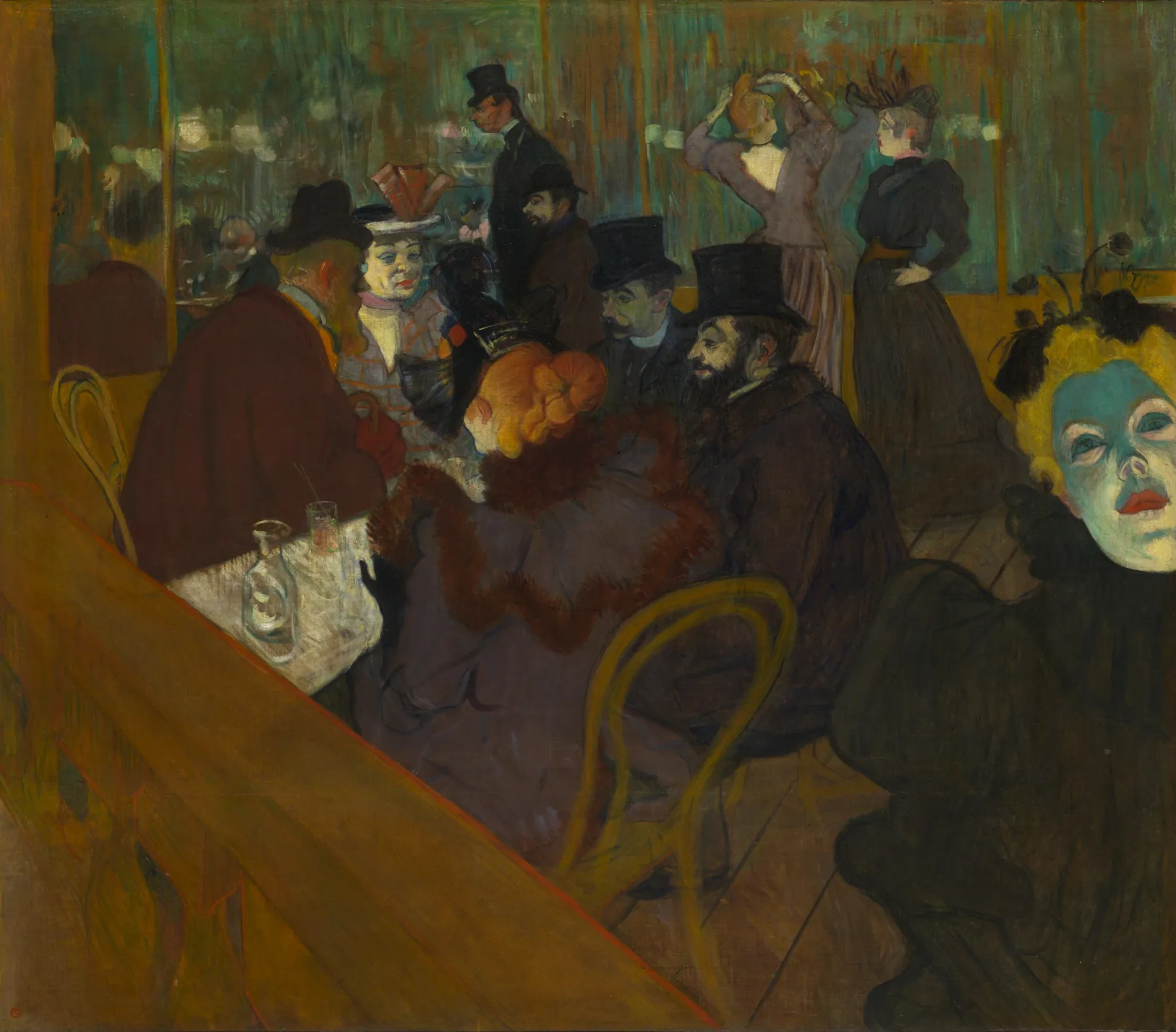 En el Moulin Rouge, de Henri de Toulouse-Lautrec