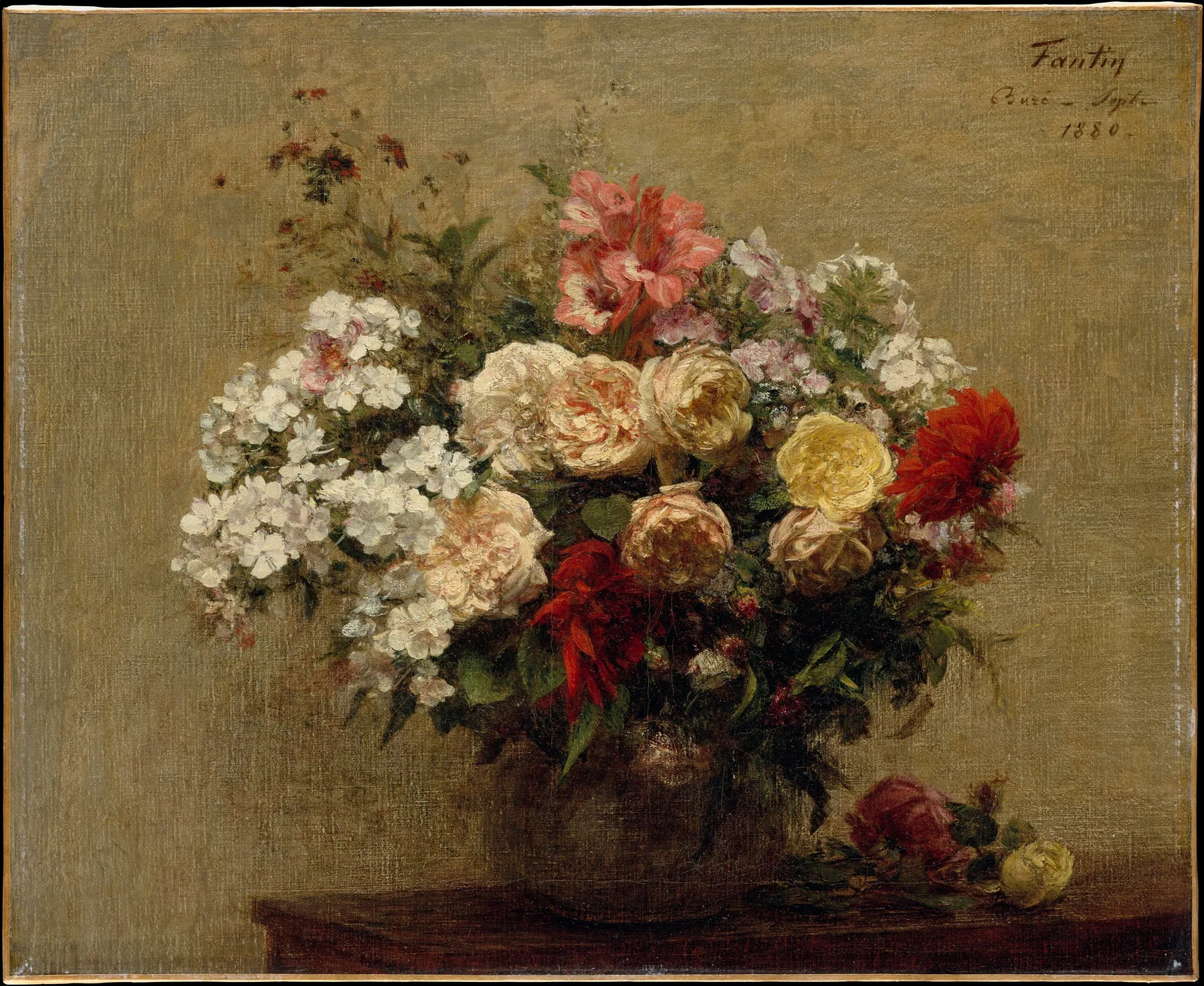 Flores de verano, de Henri Fantin-Latour