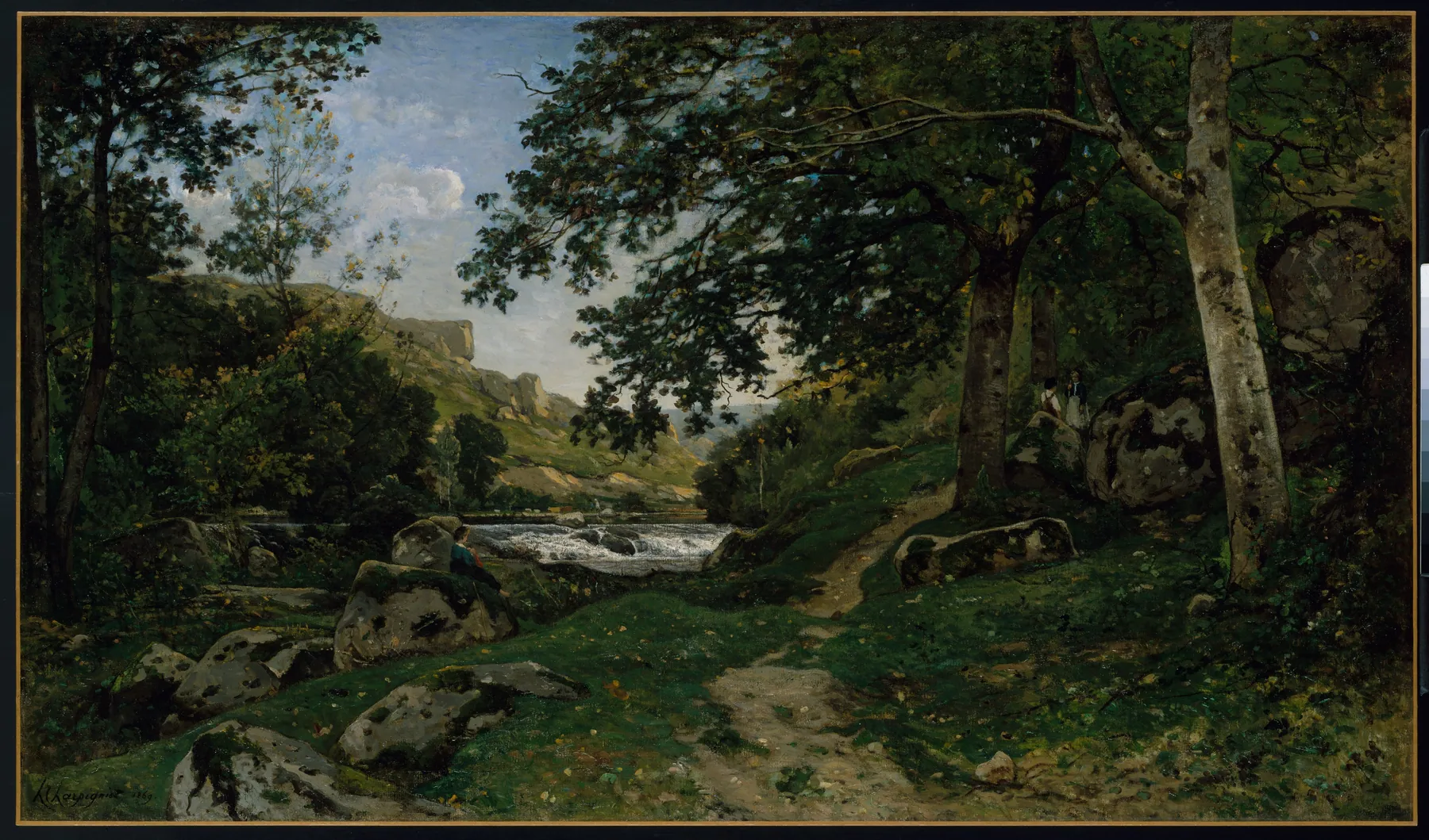 El camino rocoso del Morvan, de Henri-Joseph Harpignies