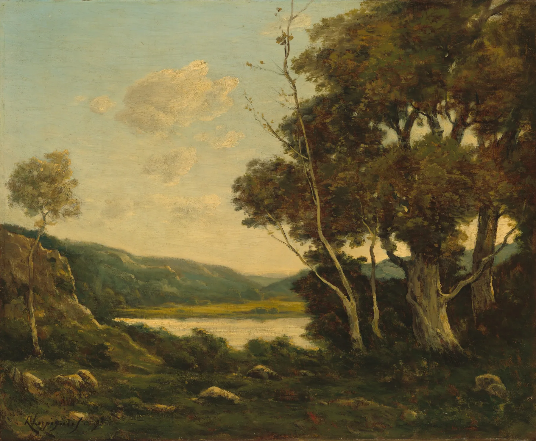 Paisaje, de Henri-Joseph Harpignies
