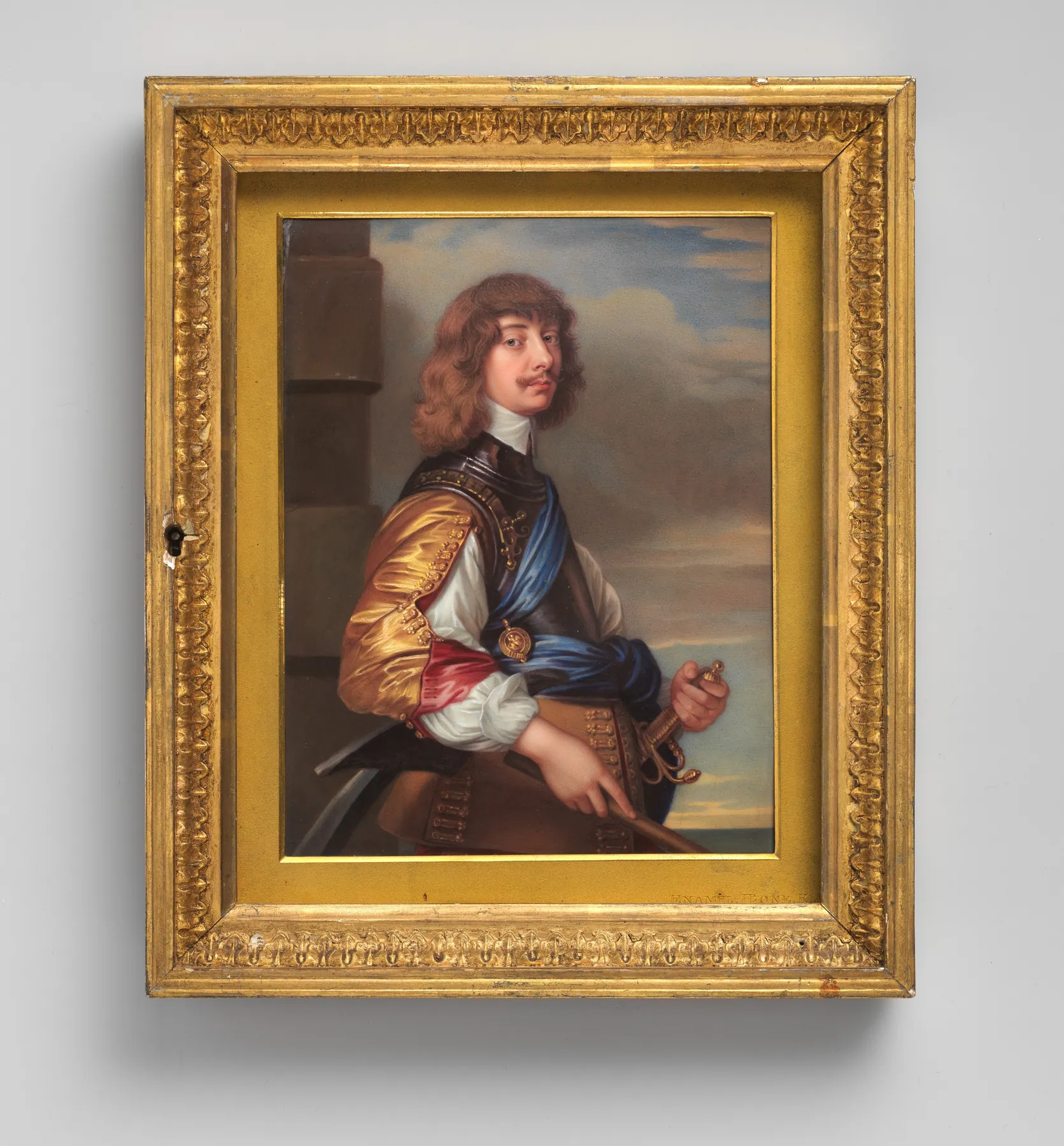 Algernon Percy (1602–1668), décimo conde de Northumberland, según Van Dyck, de Henry Bone