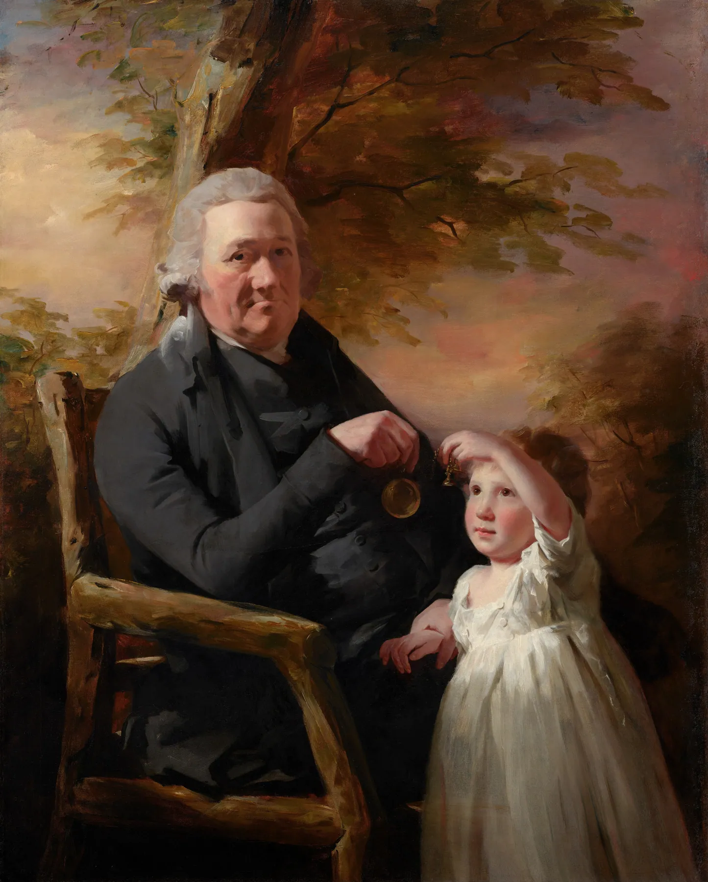 John Tait y su nieto, de Henry Raeburn
