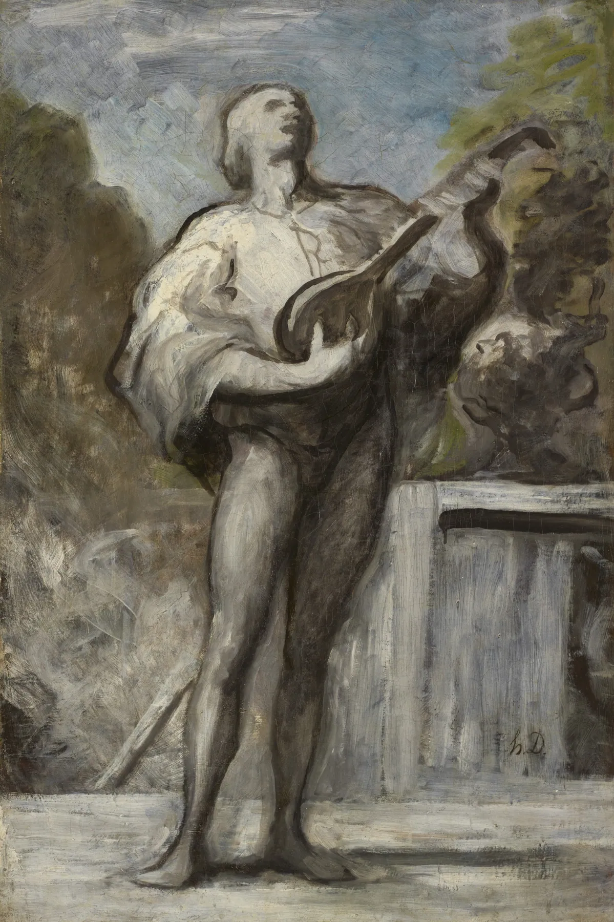 El trovador, de Honoré Daumier