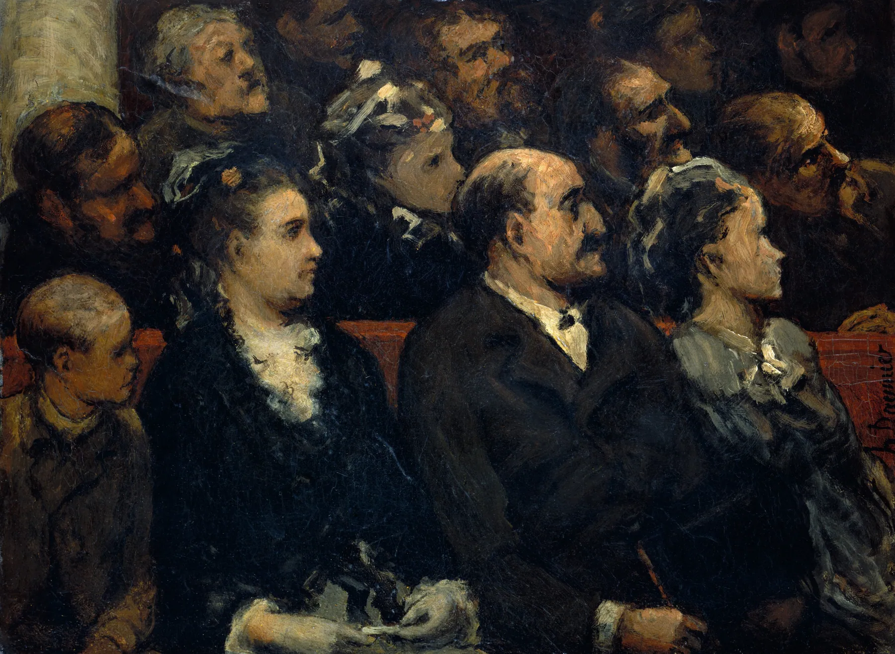 Teatro francés, de Honoré Daumier