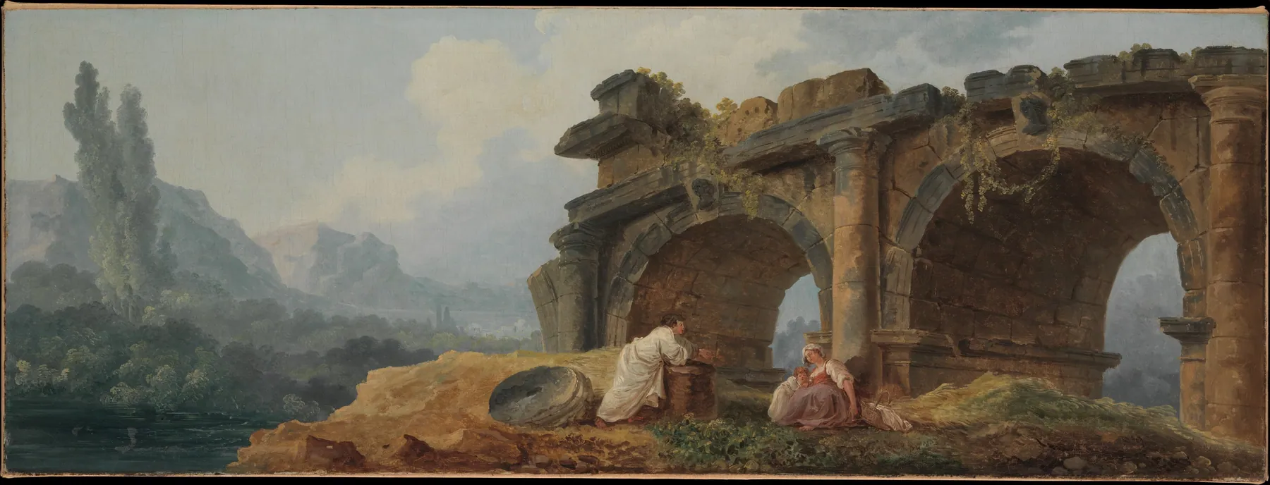 Arcos en ruinas, de Hubert Robert