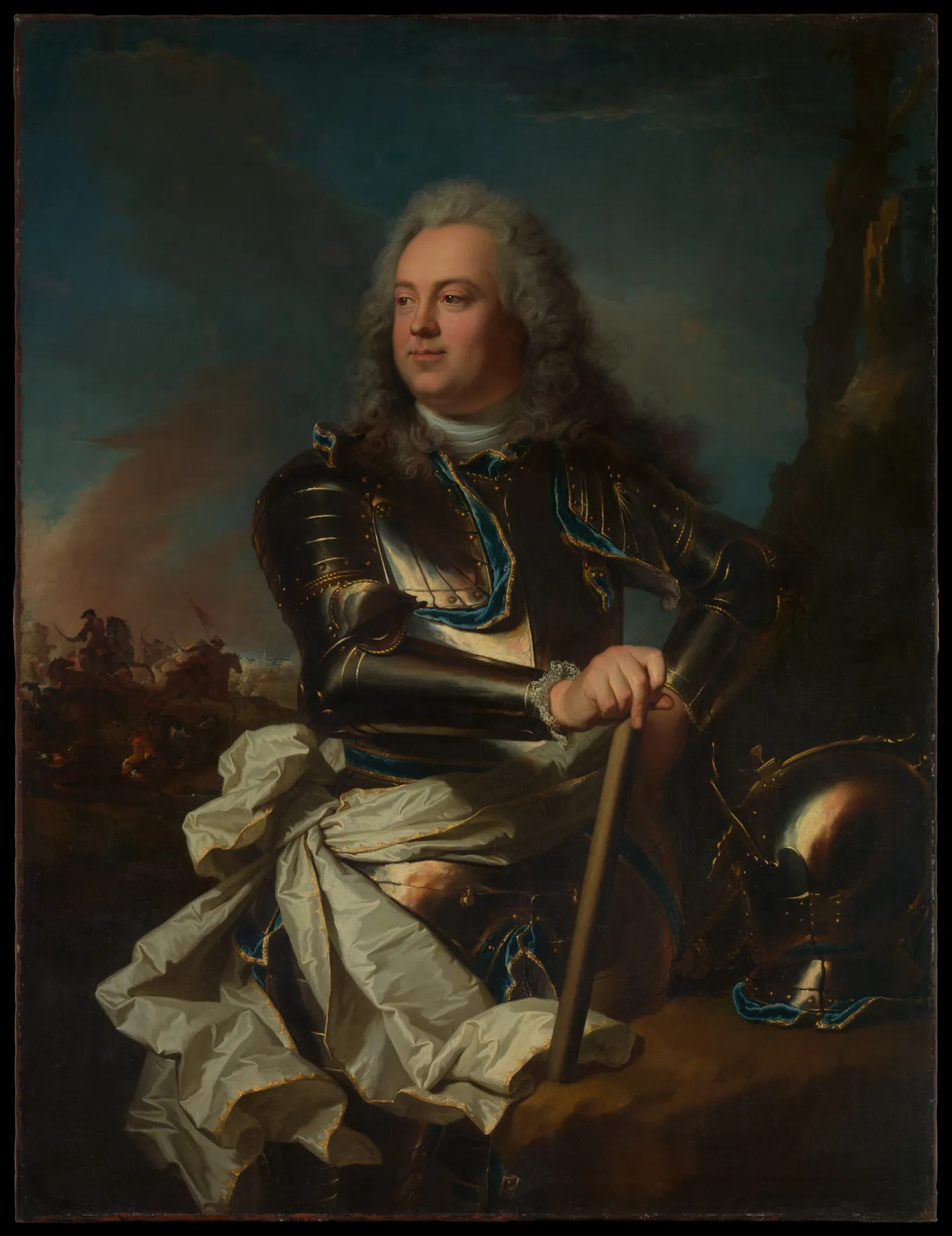 Retrato de un oficial general, de Hyacinthe Rigaud