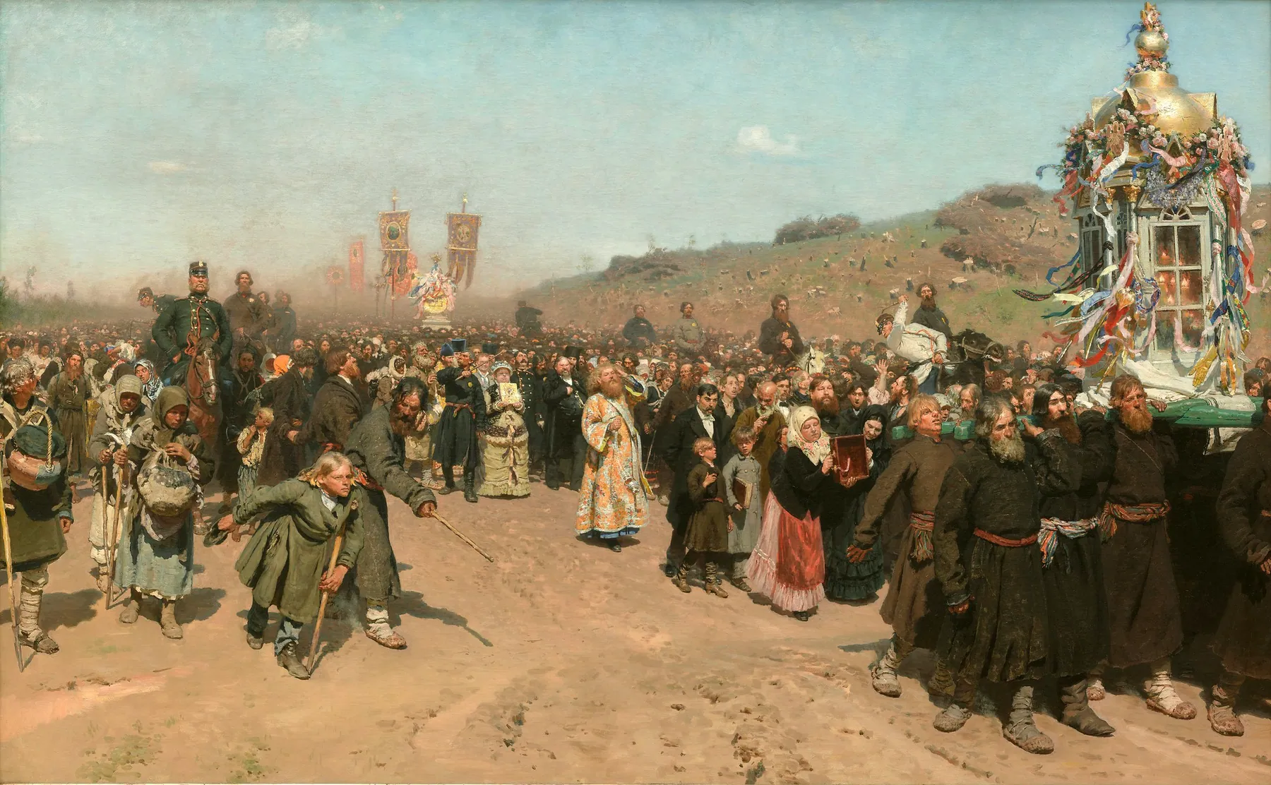 Gente de la iglesia, de Ilyá Repin