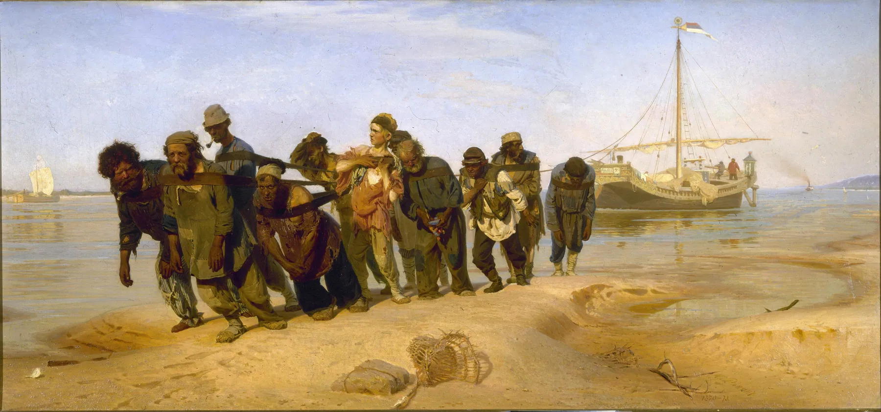 Los sirgadores del Volga, de Ilyá Repin