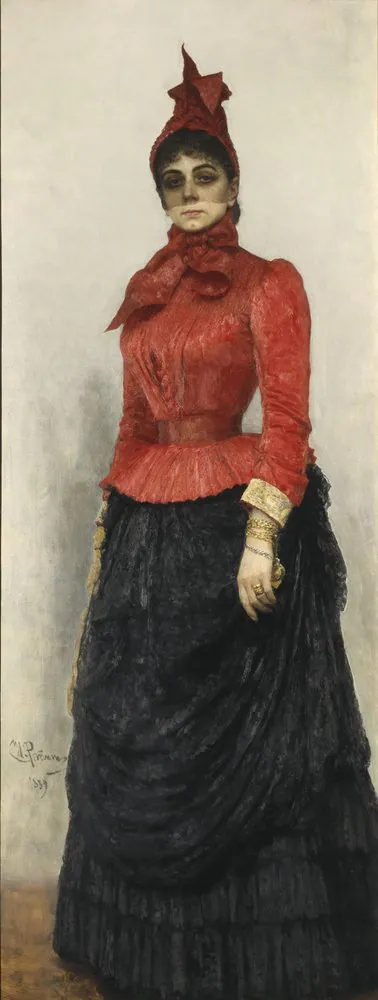 Retrato de la baronesa Ixkull, de Ilyá Repin