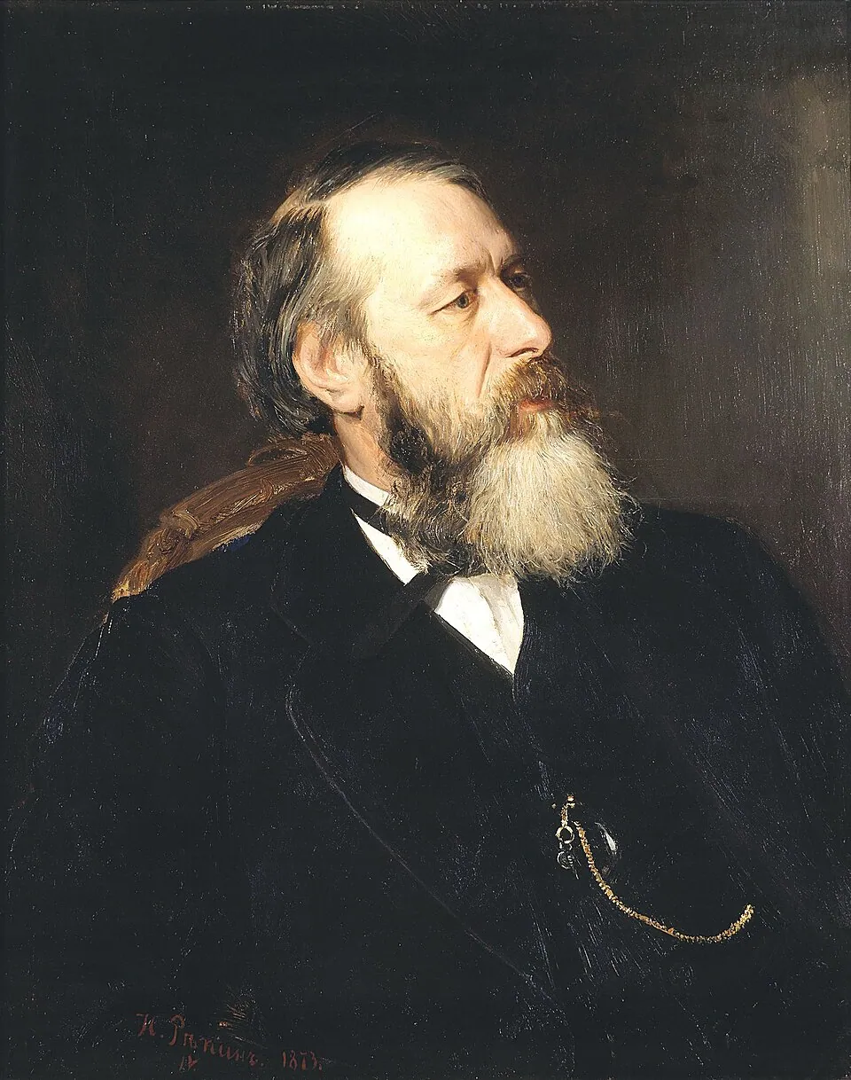 Retrato de Vladímir Stásov, de Ilyá Repin