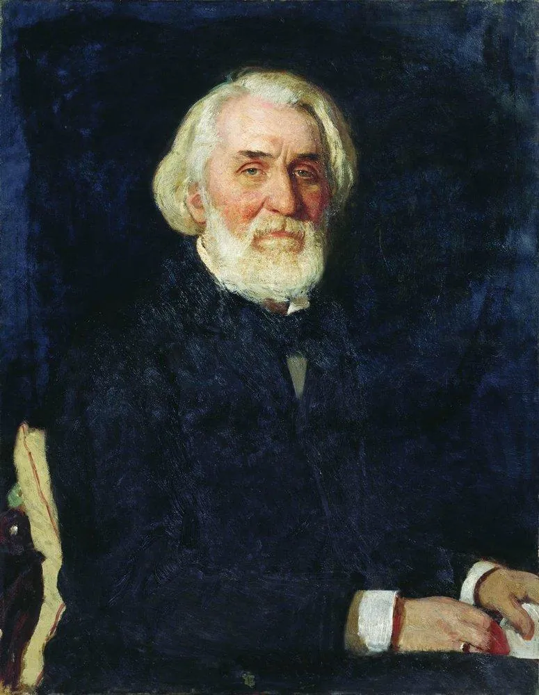 Retrato del escritor Iván Turguénev, de Ilyá Repin
