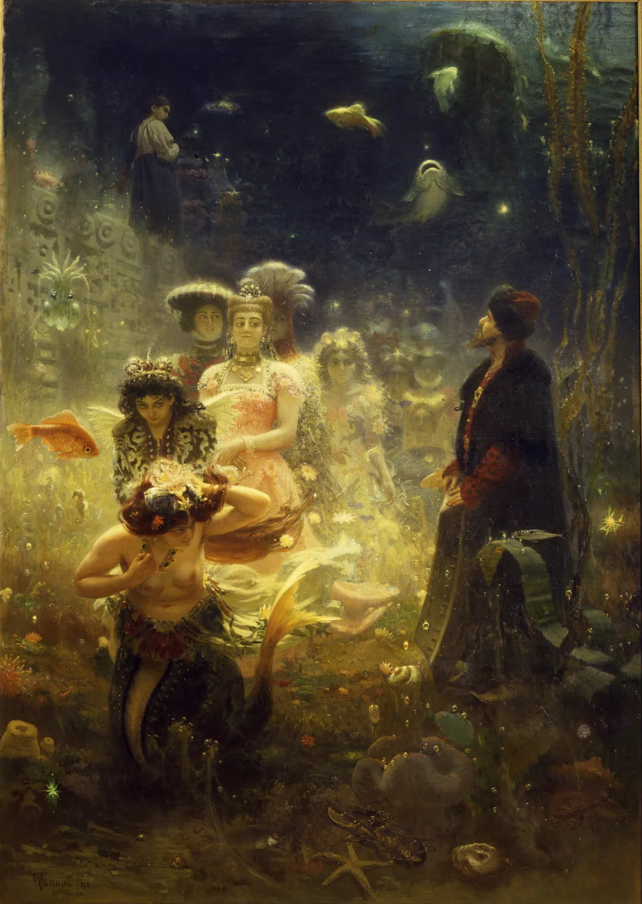 Sadkó en el reino submarino, de Ilyá Repin