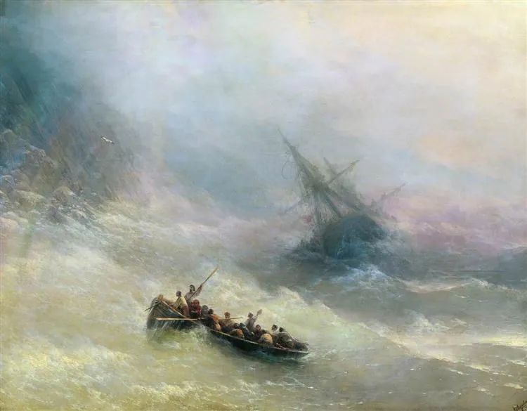 El arcoiris, de Ivan Aivazovsky