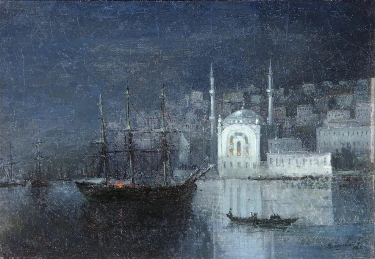 Noche en Constantinopla, de Ivan Aivazovsky