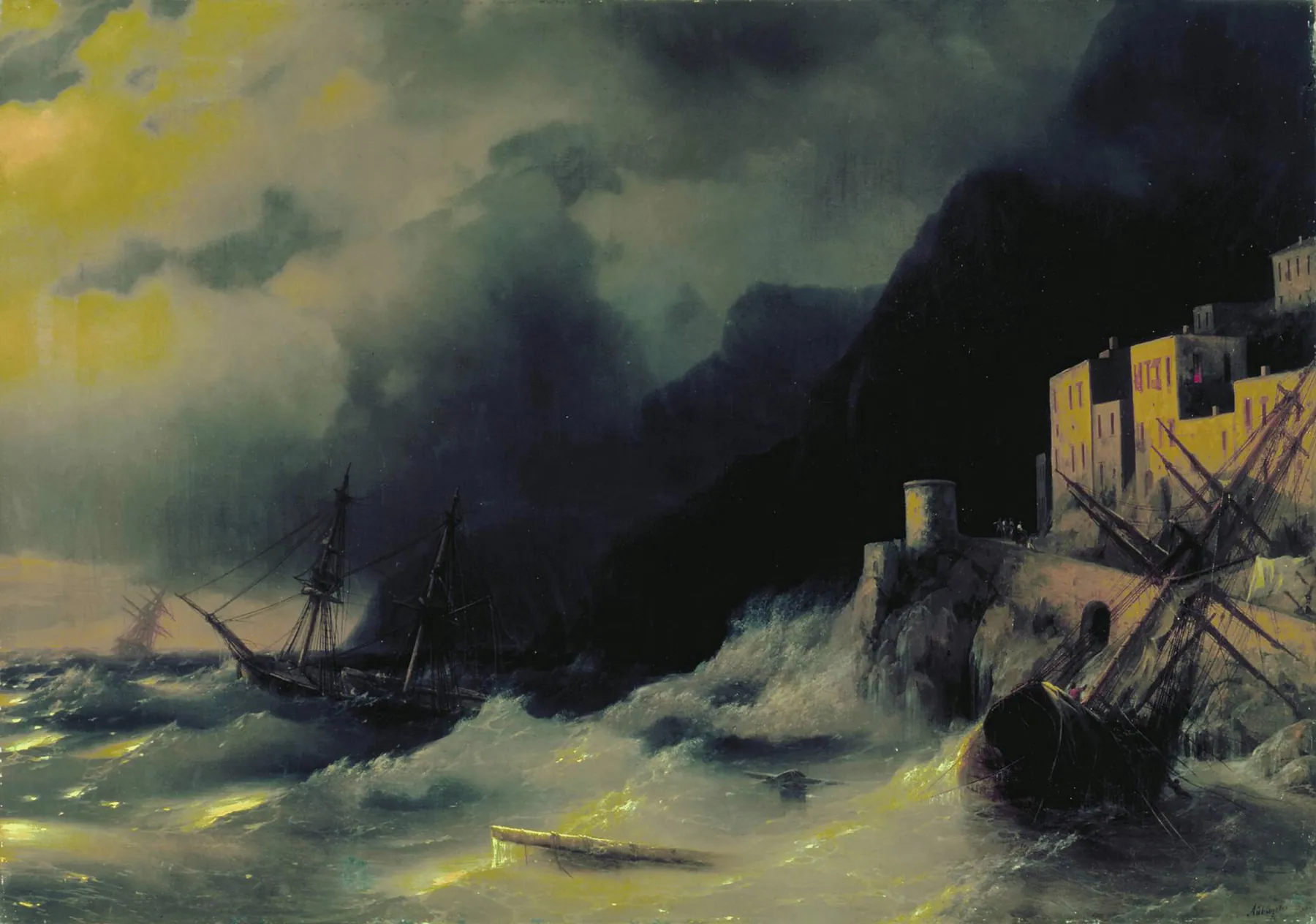 Tormenta en el mar, de Ivan Aivazovsky