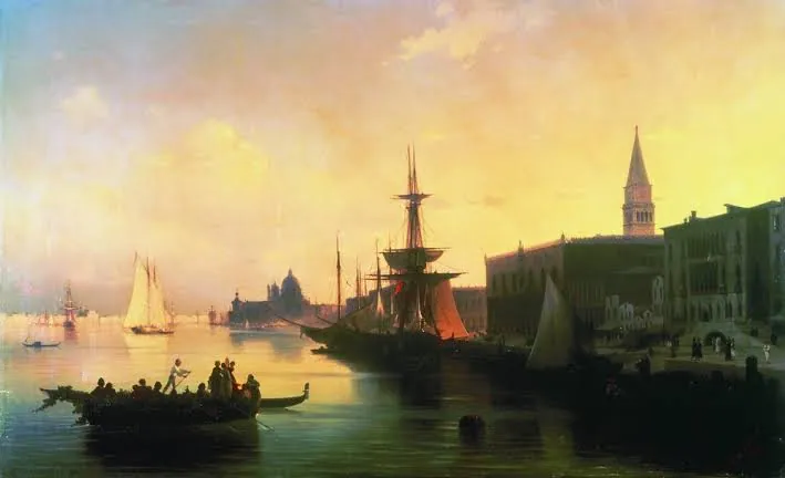 Venecia en la distancia, de Ivan Aivazovsky
