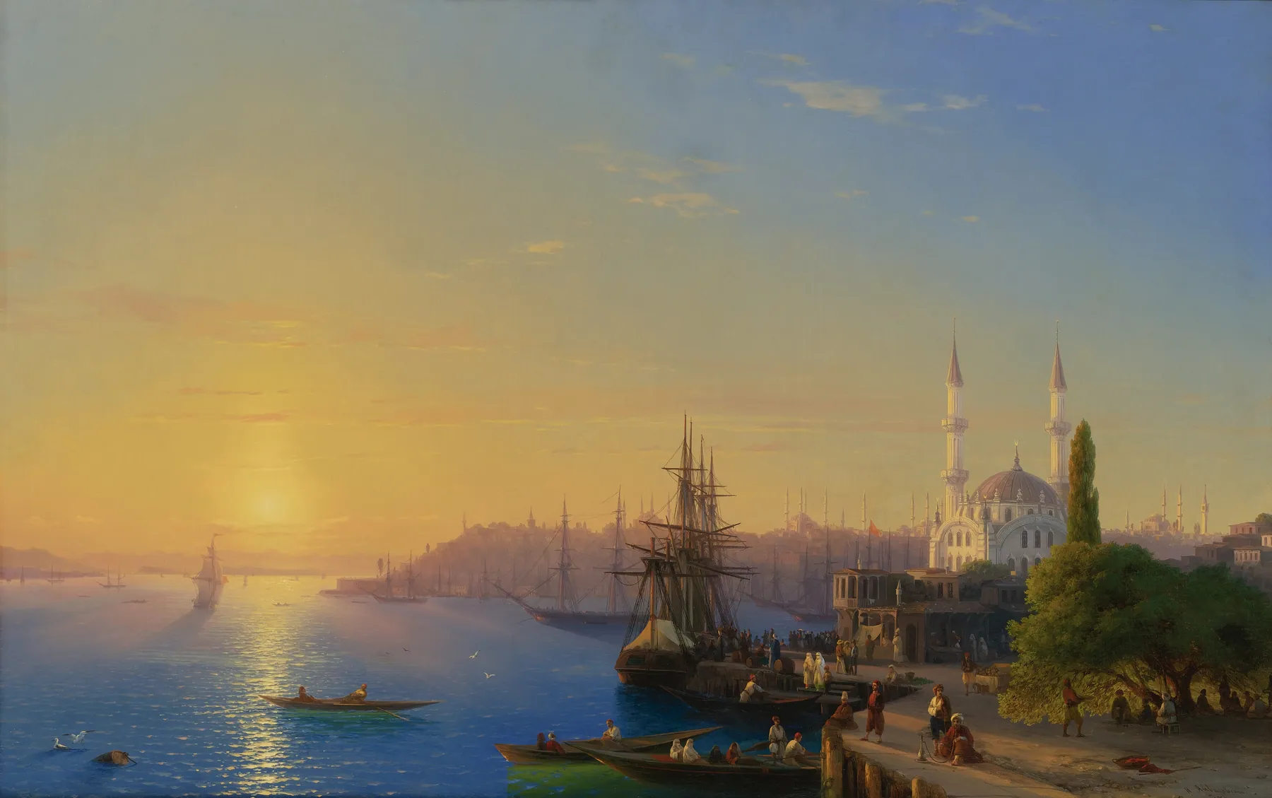 Vista de Constantinopla, de Ivan Aivazovsky