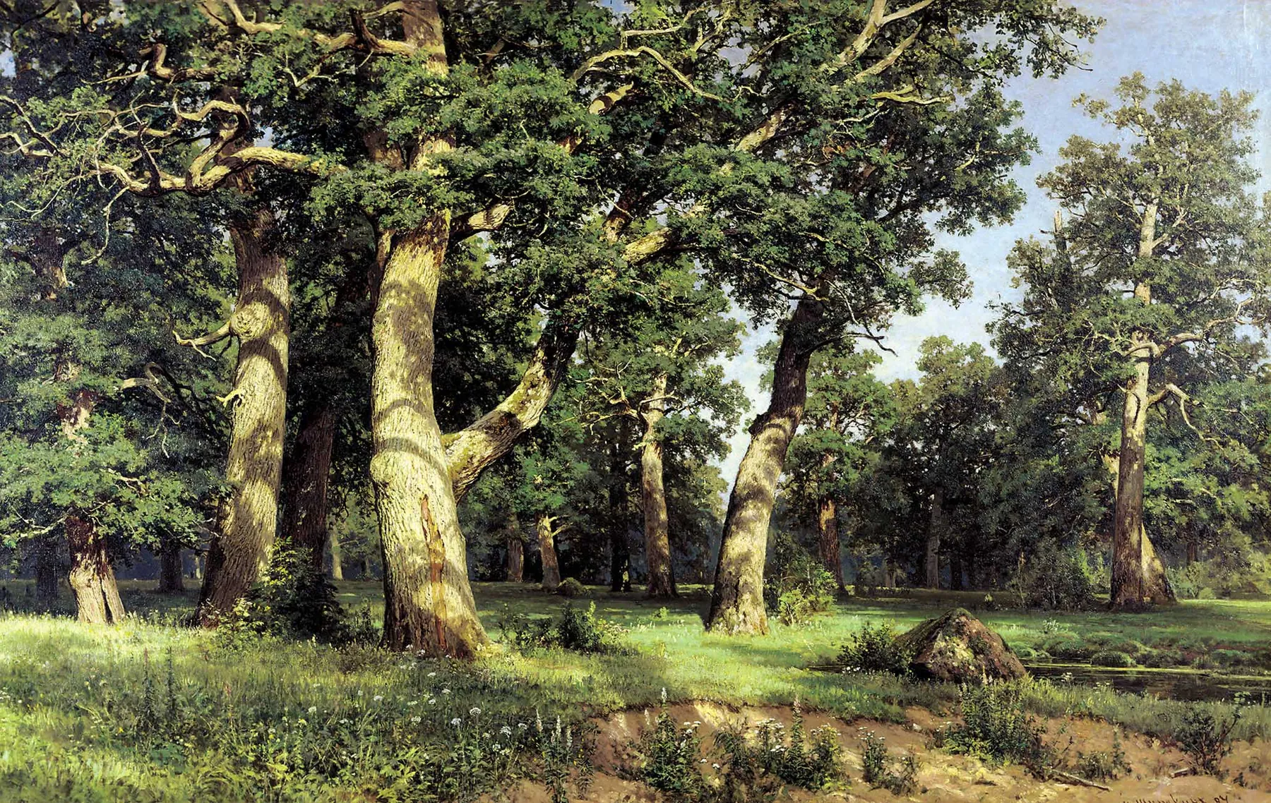 Bosque de robles, de Ivan Shishkin