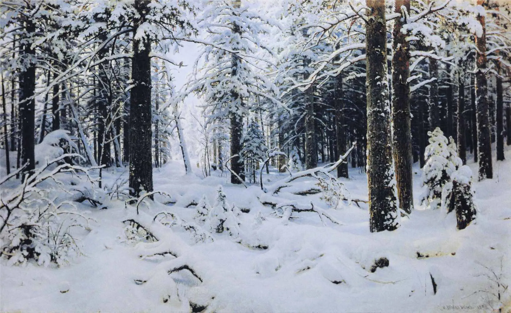 Invierno, de Ivan Shishkin