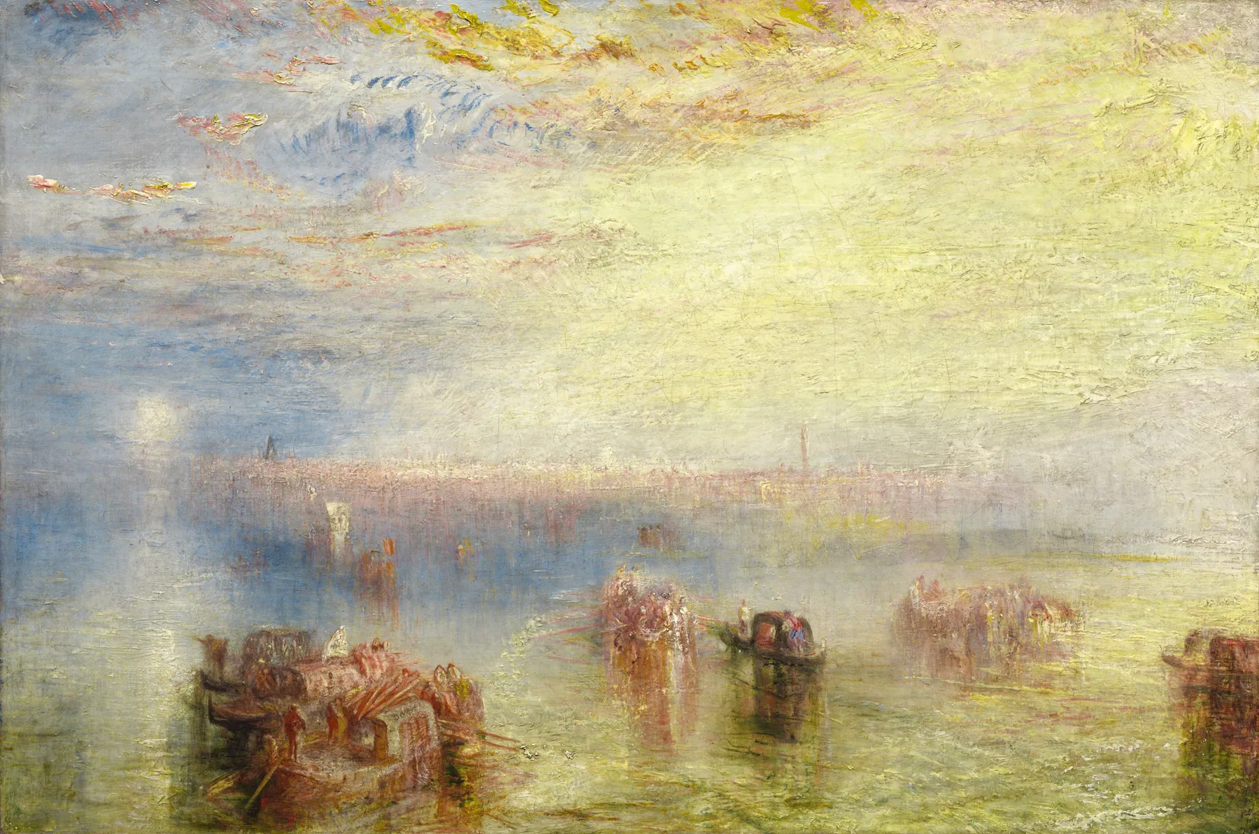 Aproximación a Venecia, de J.M.W. Turner