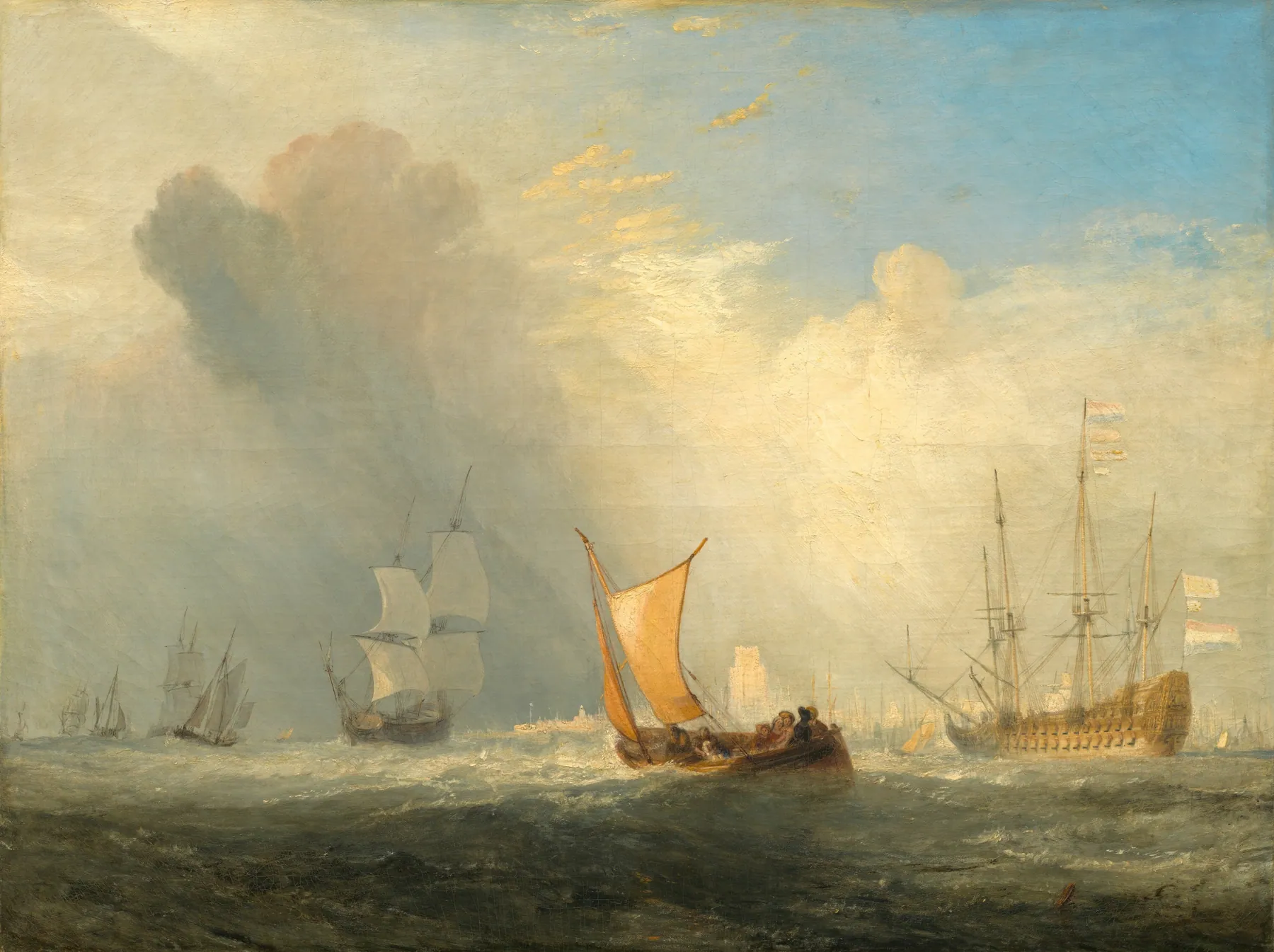 El transbordador de Róterdam, de J.M.W. Turner