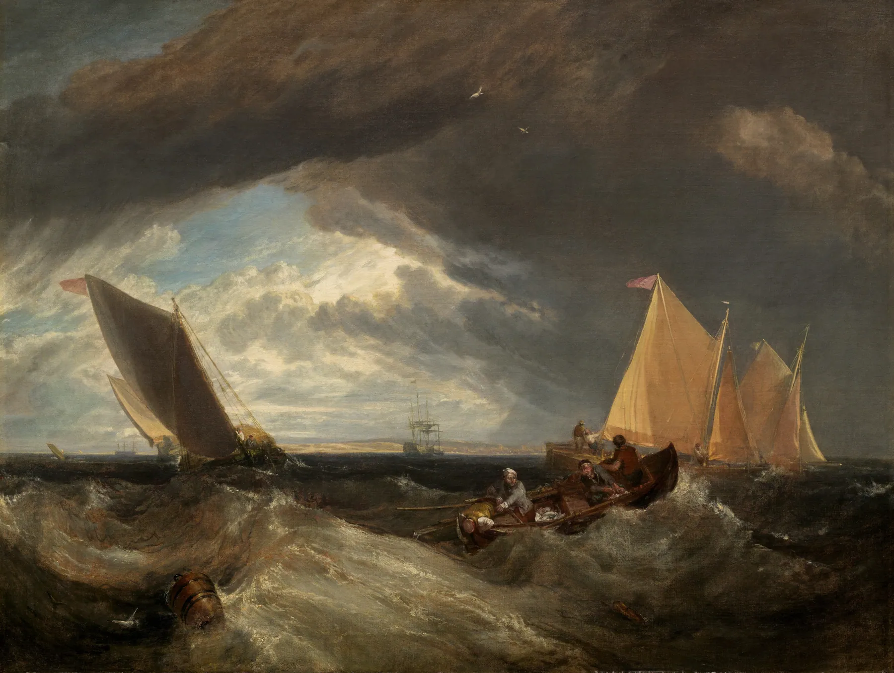 La confluencia del Támesis y el Medway, de J.M.W. Turner
