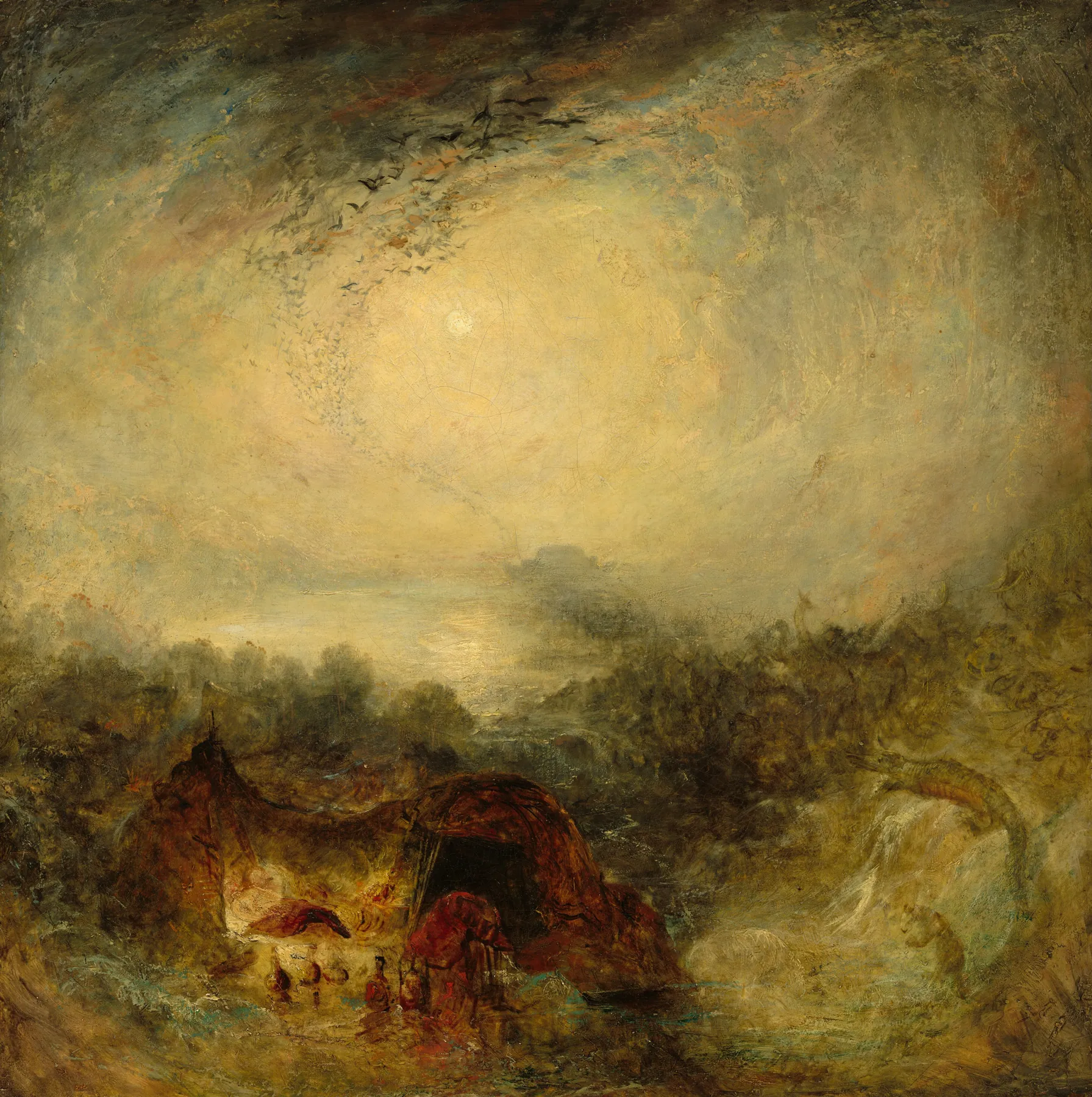 La tarde del diluvio, de J.M.W. Turner
