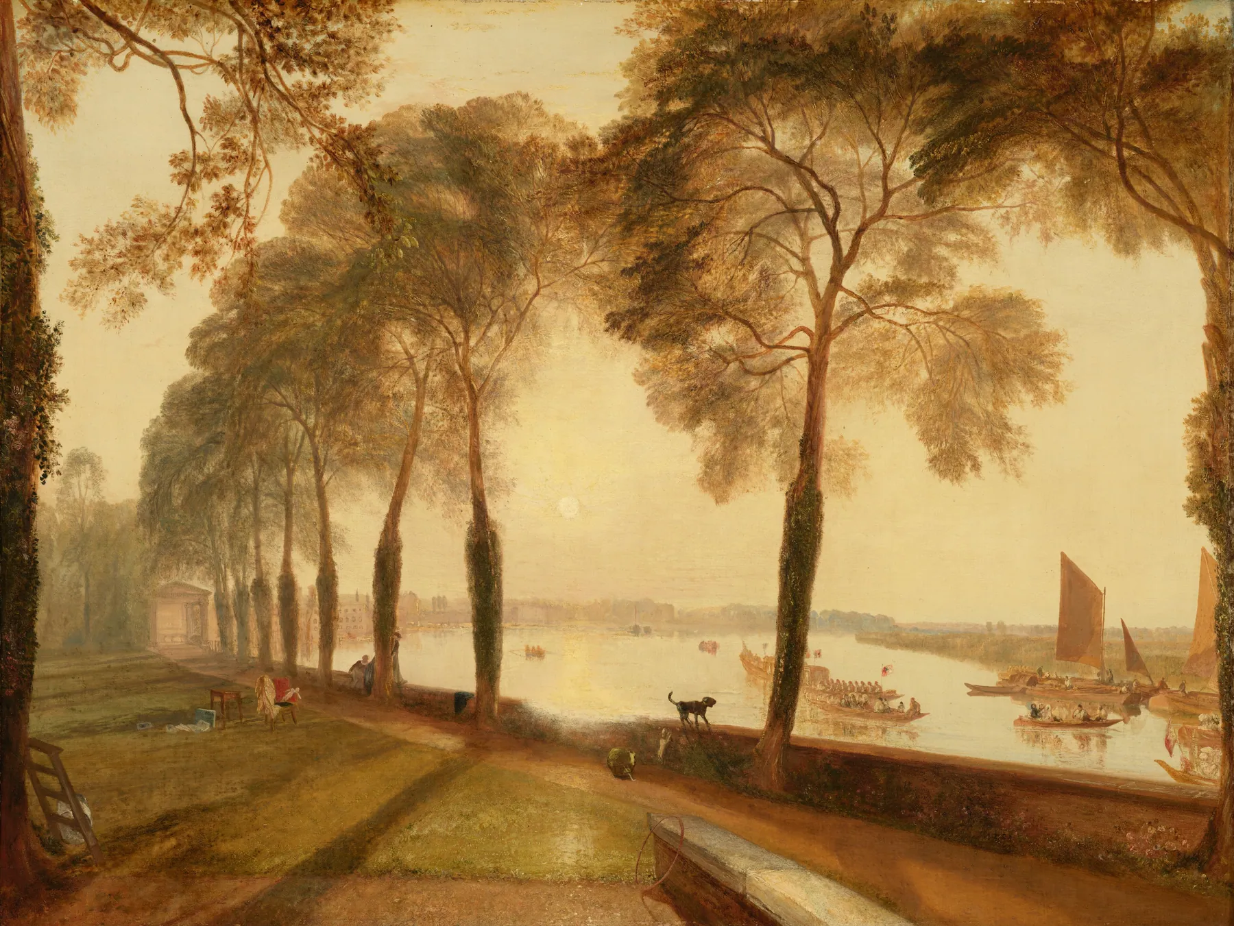 Terraza de Mortlake, de J.M.W. Turner