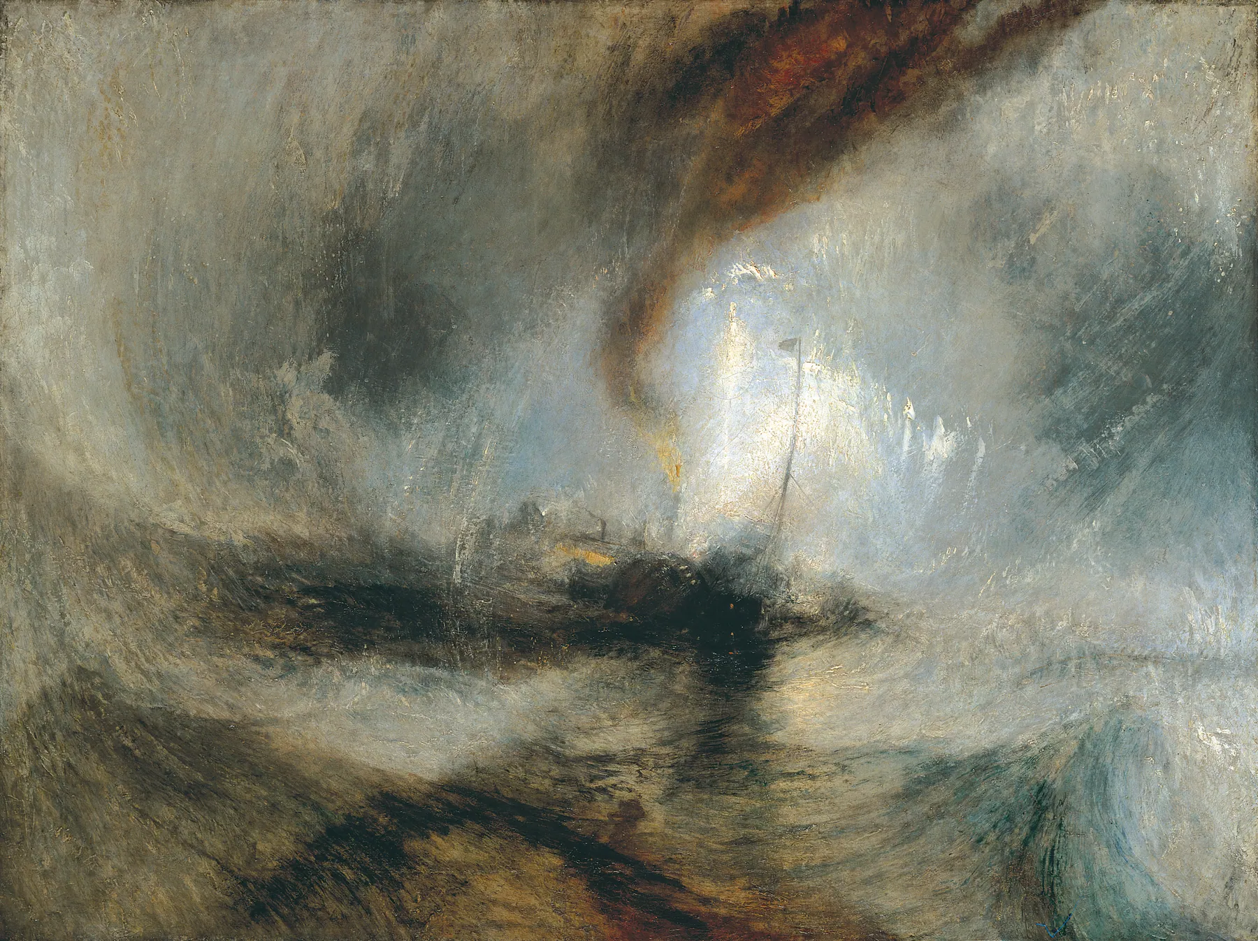 Tormenta de nieve, de J.M.W. Turner