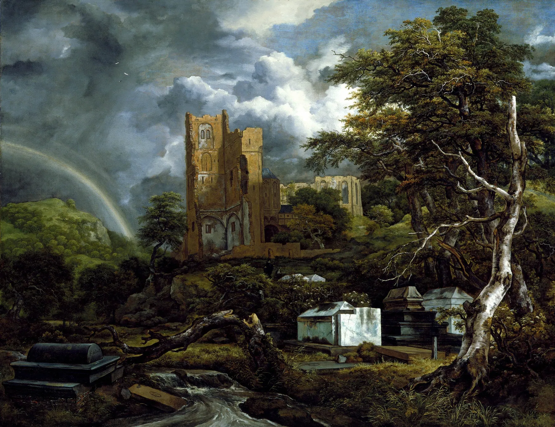Cementerio judío, de Jacob van Ruisdael