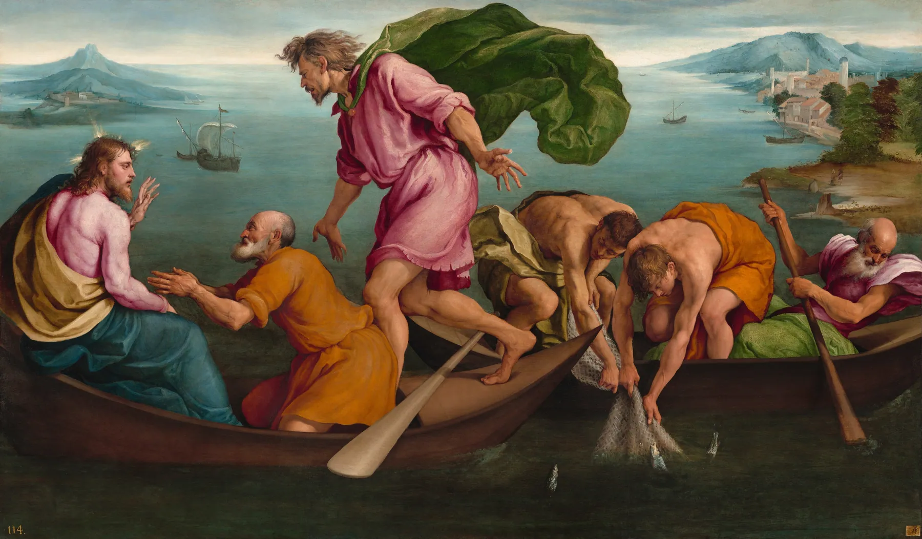 La pesca milagrosa, de Jacopo Bassano