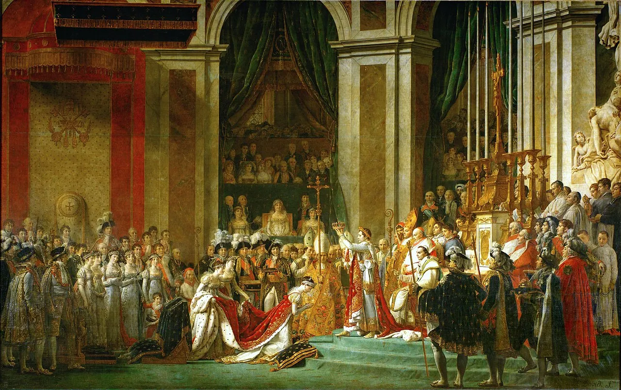 La coronación de Napoleón, de Jacques-Louis David