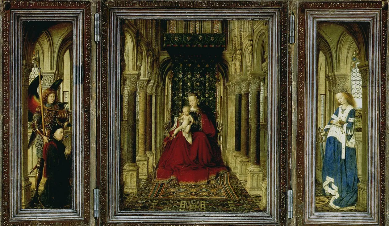 Tríptico de Dresde, de Jan van Eyck