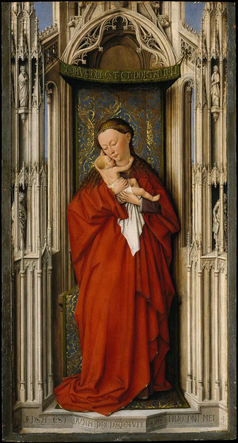 Virgen con el Niño en un nicho, de Jan van Eyck