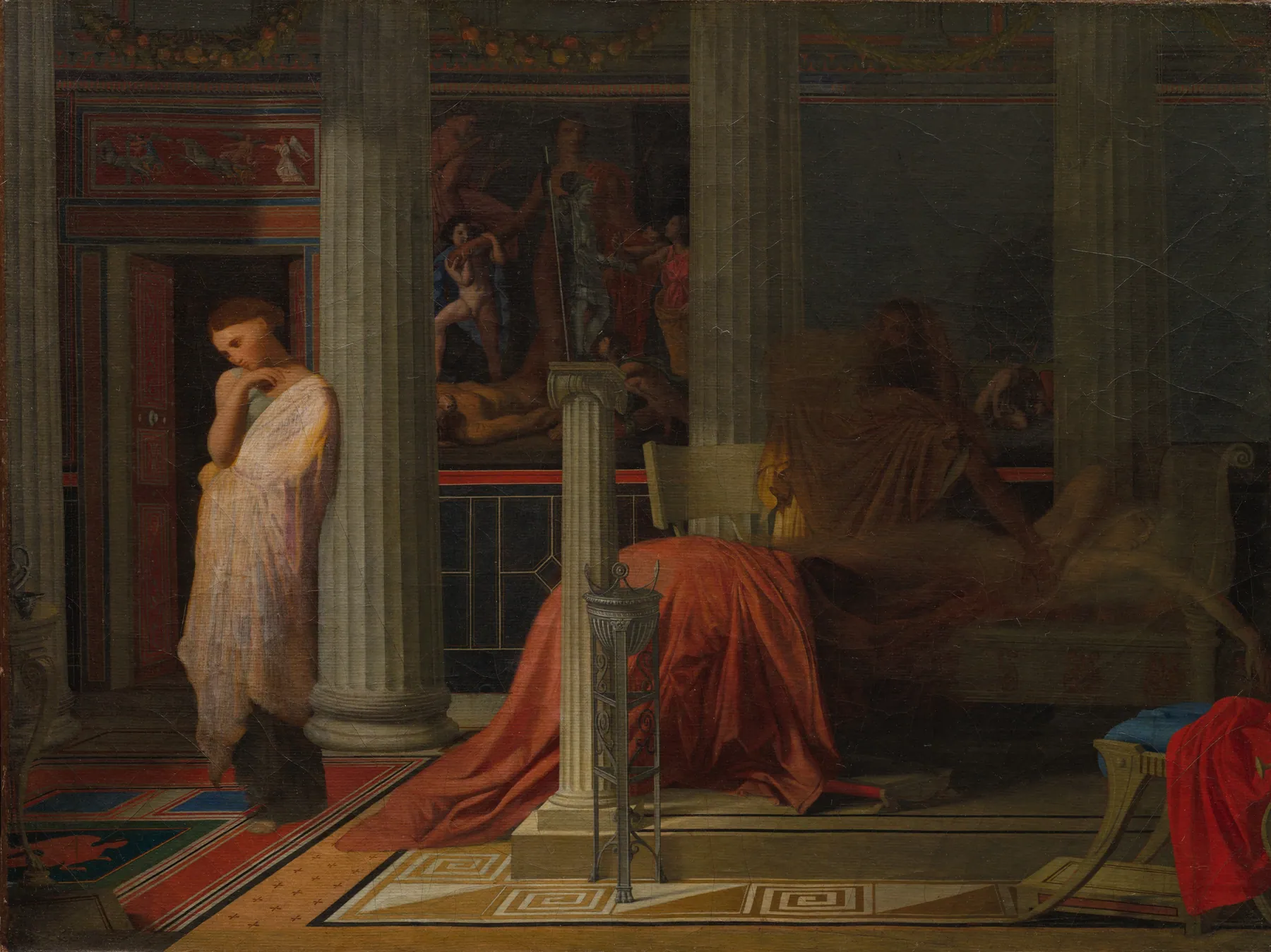 Antíoco y Estratónice, de Jean-Auguste-Dominique Ingres