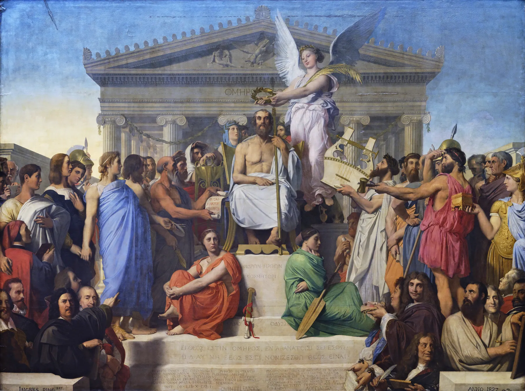 Apoteosis de Homero, de Jean-Auguste-Dominique Ingres