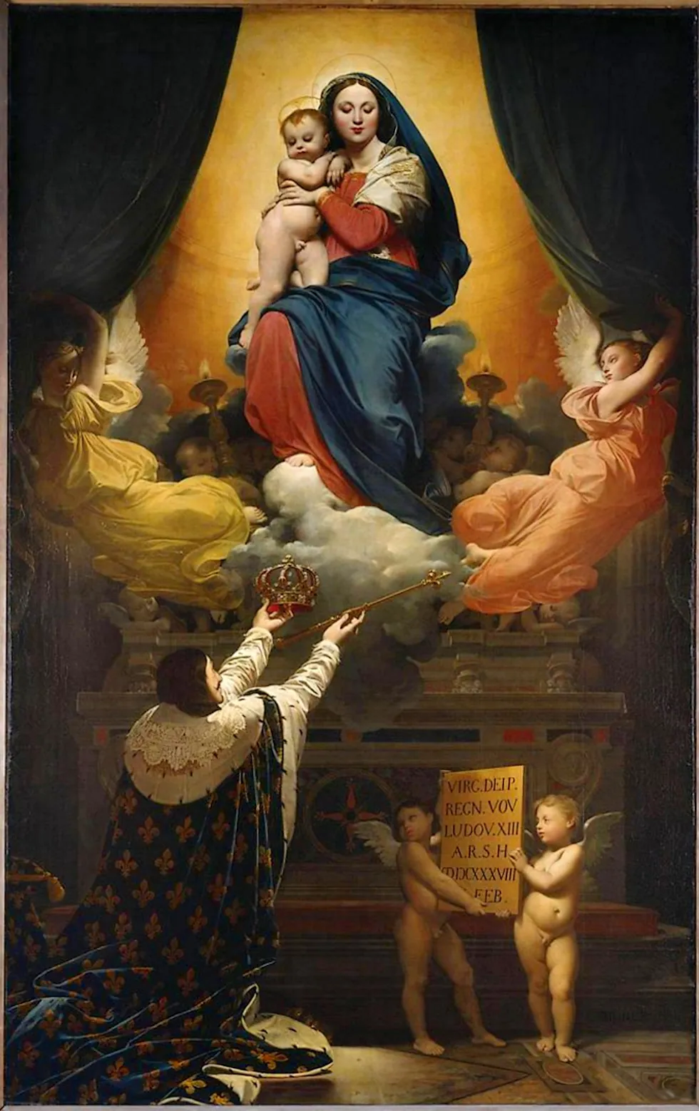 El voto de Luis XIII, de Jean-Auguste-Dominique Ingres