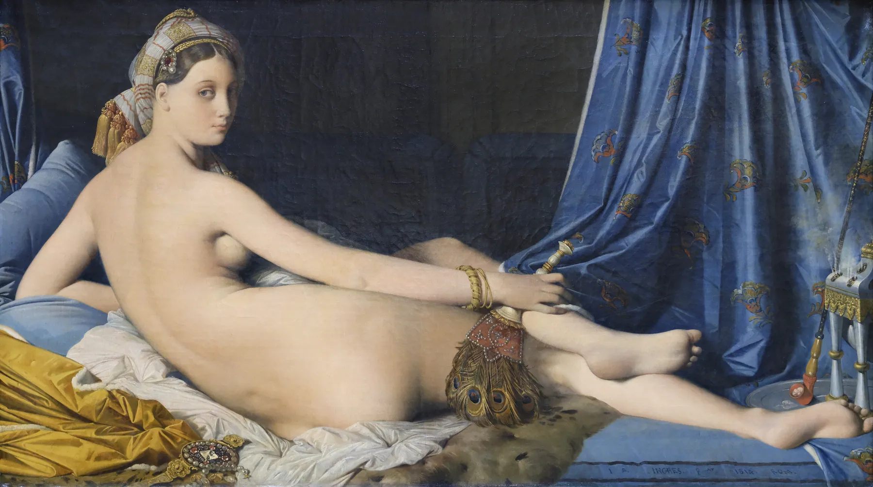 La gran odalisca, de Jean-Auguste-Dominique Ingres