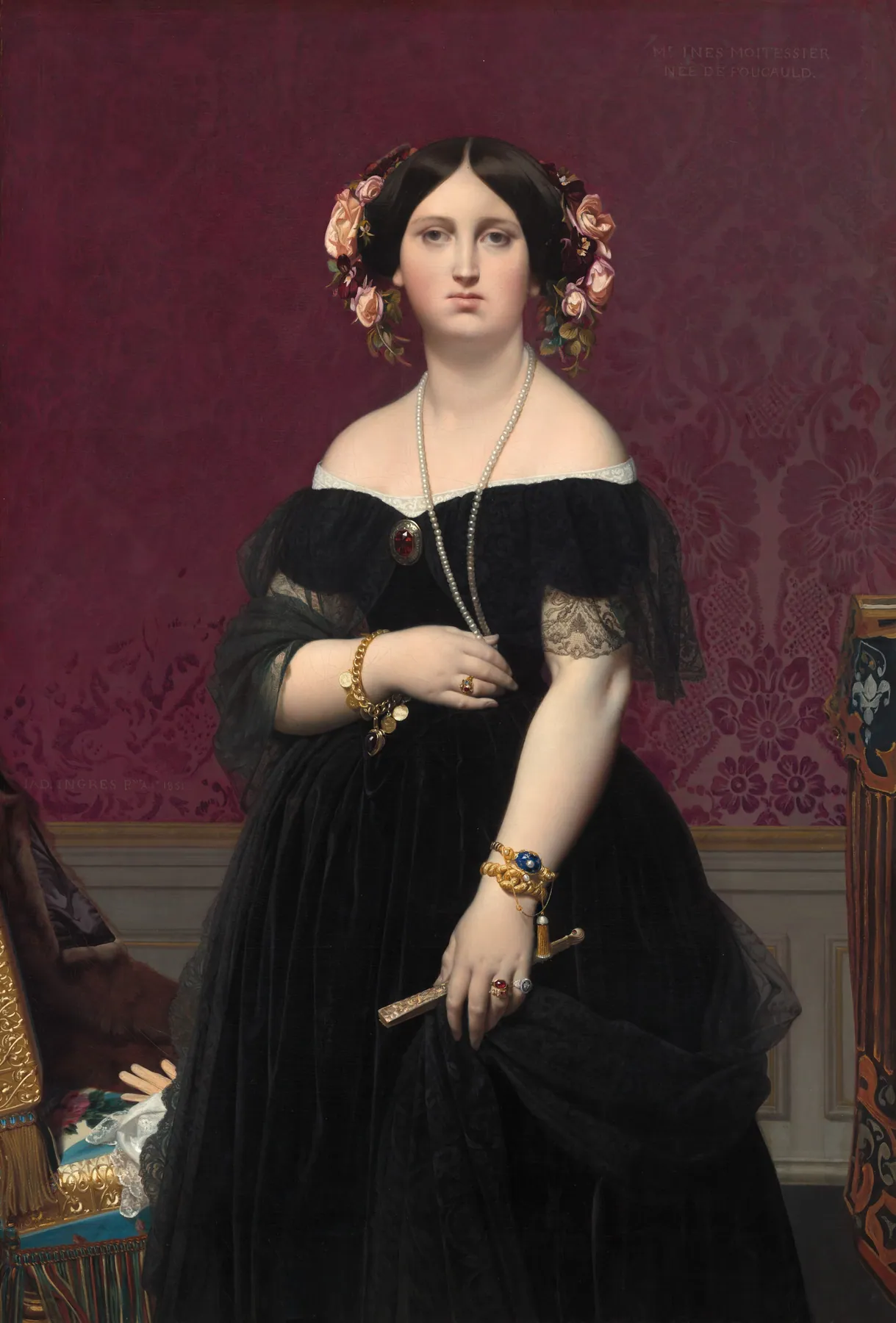 Madame Moitessier, de Jean-Auguste-Dominique Ingres