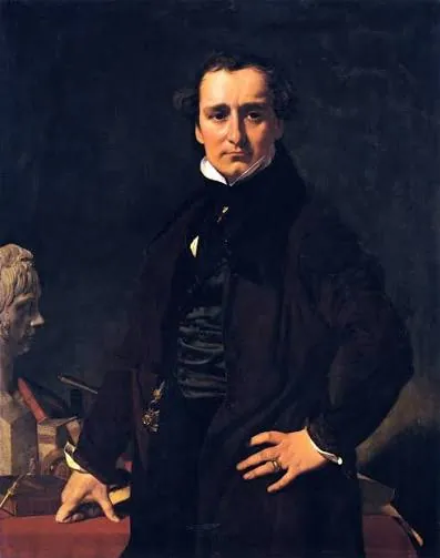 Retrato de Lorenzo Bartolini, de Jean-Auguste-Dominique Ingres
