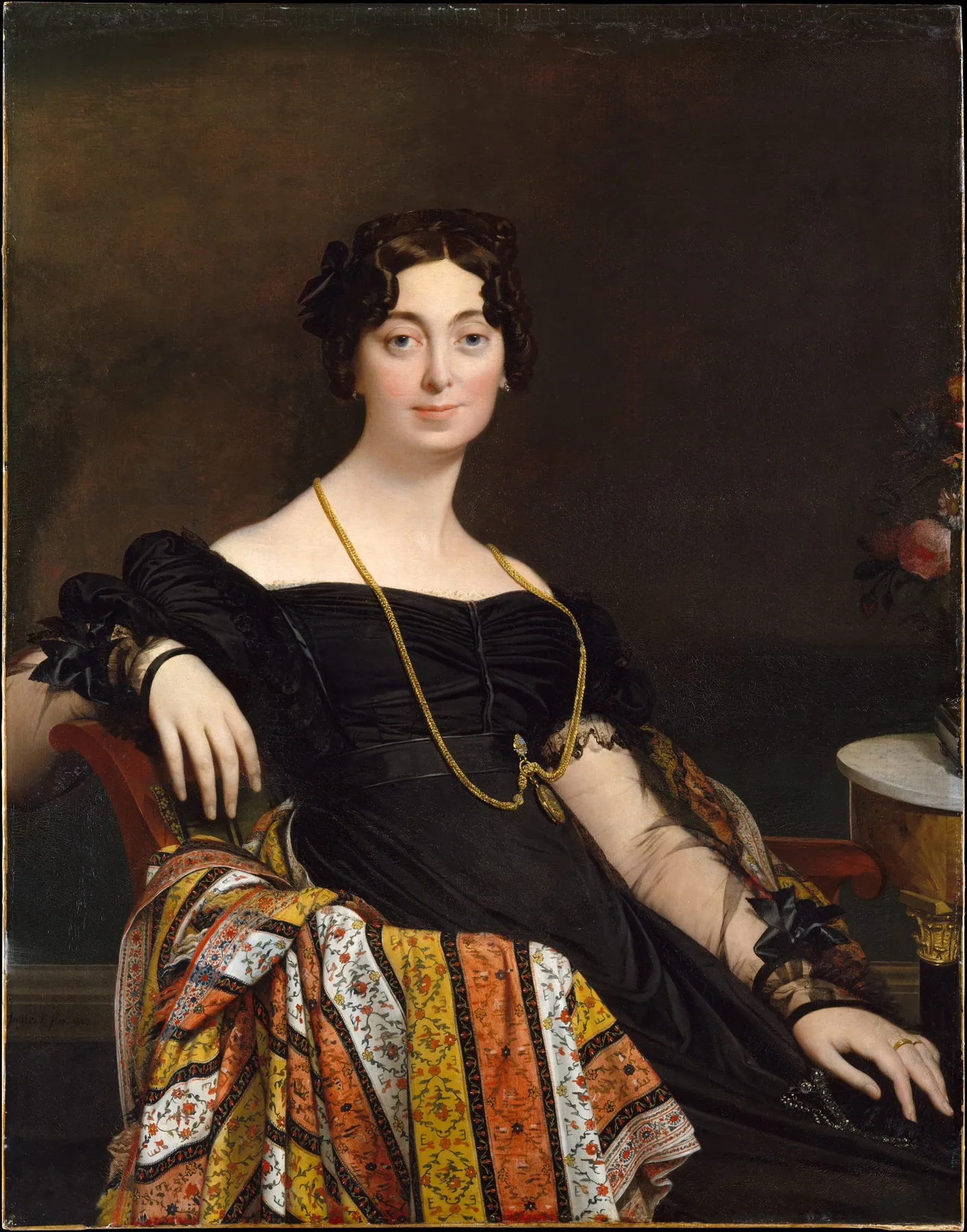 Retrato de Madame Leblanc, de Jean-Auguste-Dominique Ingres