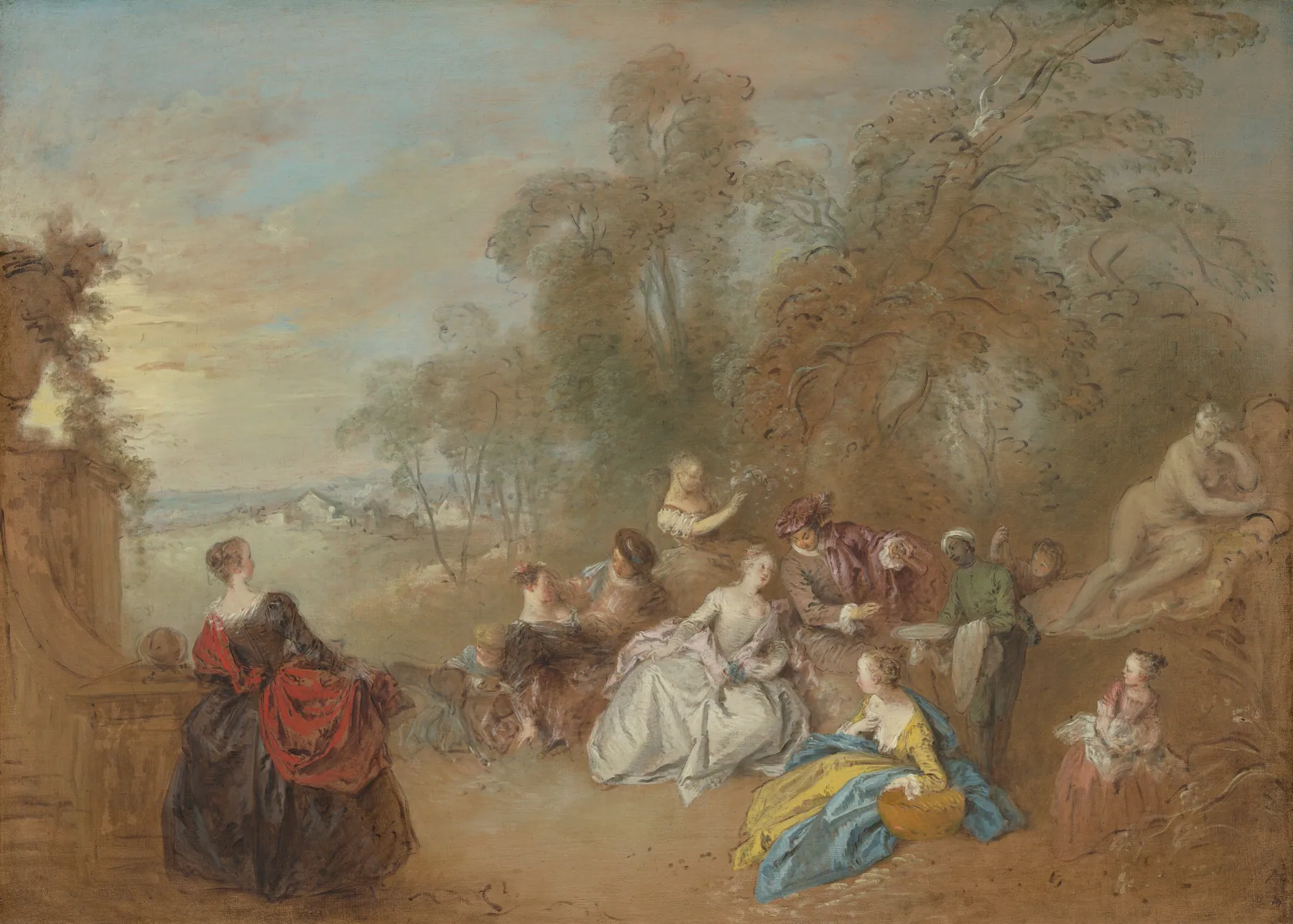 En la terraza, de Jean-Baptiste Pater