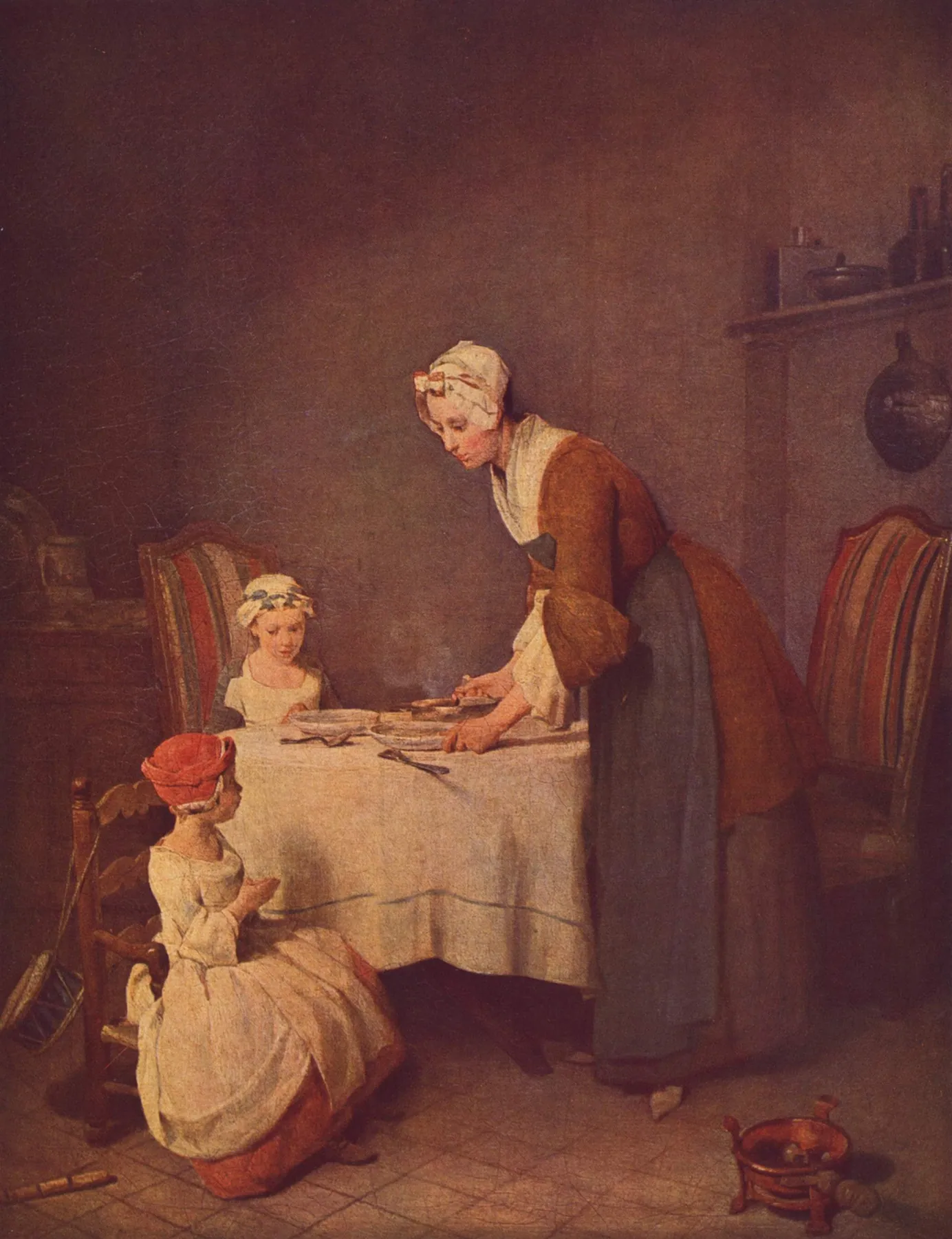La bendición, de Jean-Baptiste-Siméon Chardin